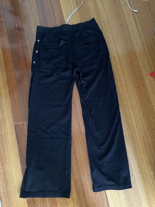 Rick Owens Sombra Oscura Snap Button Cotton Pusher Pants | Grailed