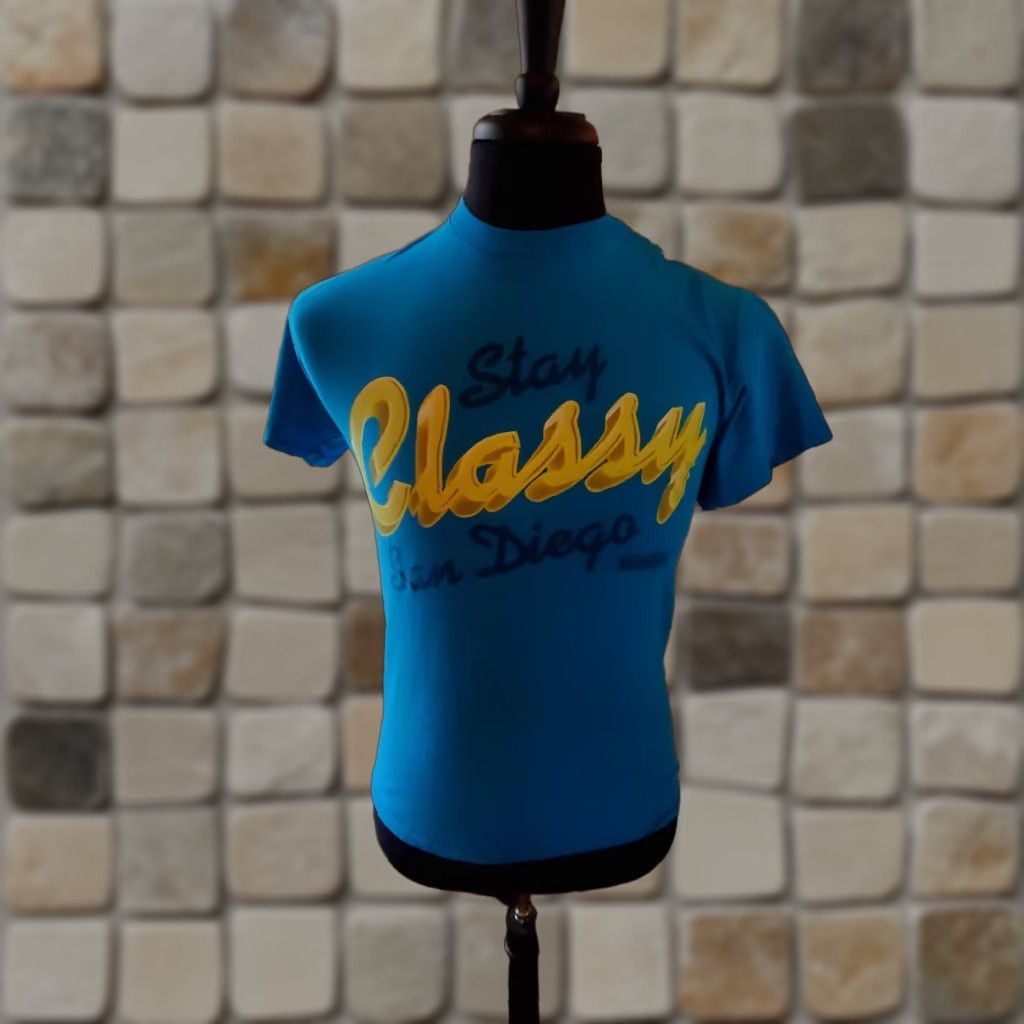 Vintage Anchorman Stay Classy San Diego Blue T-Shirt Size Small Size US S / EU 44-46 / 1 - 1 Thumbnail