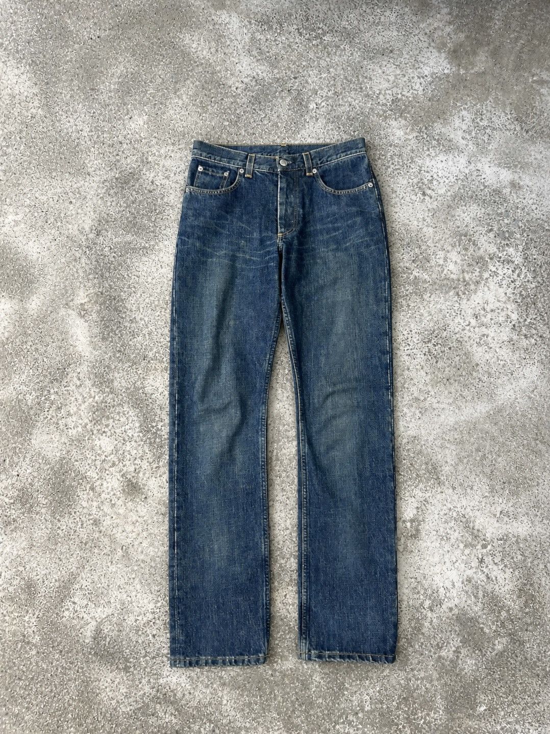 Helmut Lang Vintage Helmut Lang Indigo Blue Denim Size US 29 - 1 Thumbnail