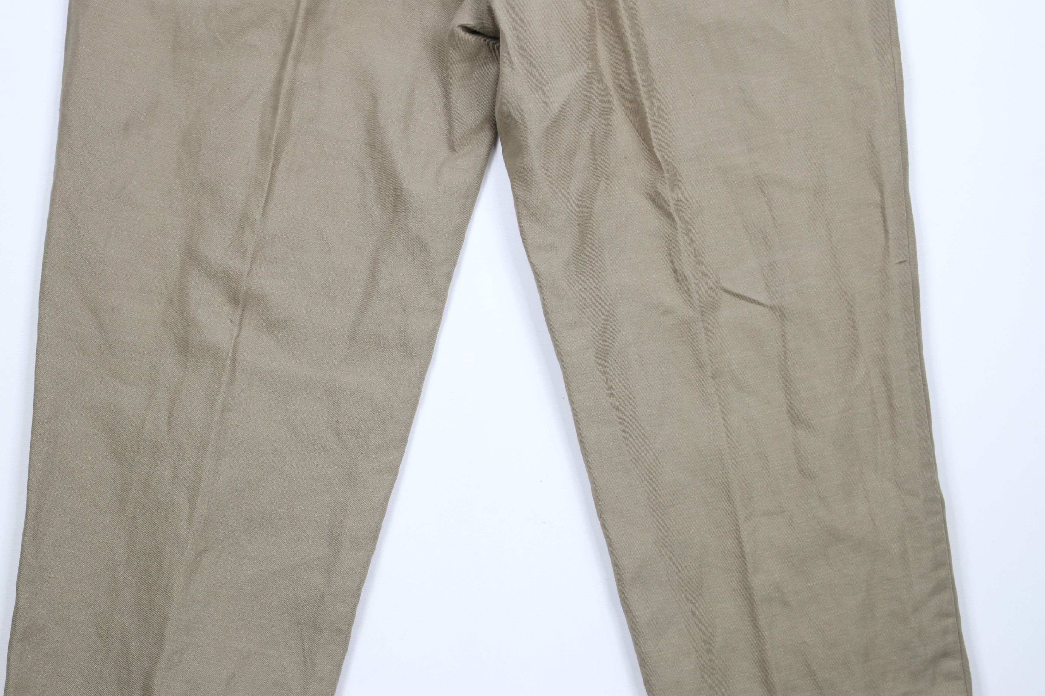Ralph Lauren × Vintage Vintage 90s Ralph Lauren Blend Wide Leg Chino Pants Beige Size US 40 / EU 56 - 10 Thumbnail