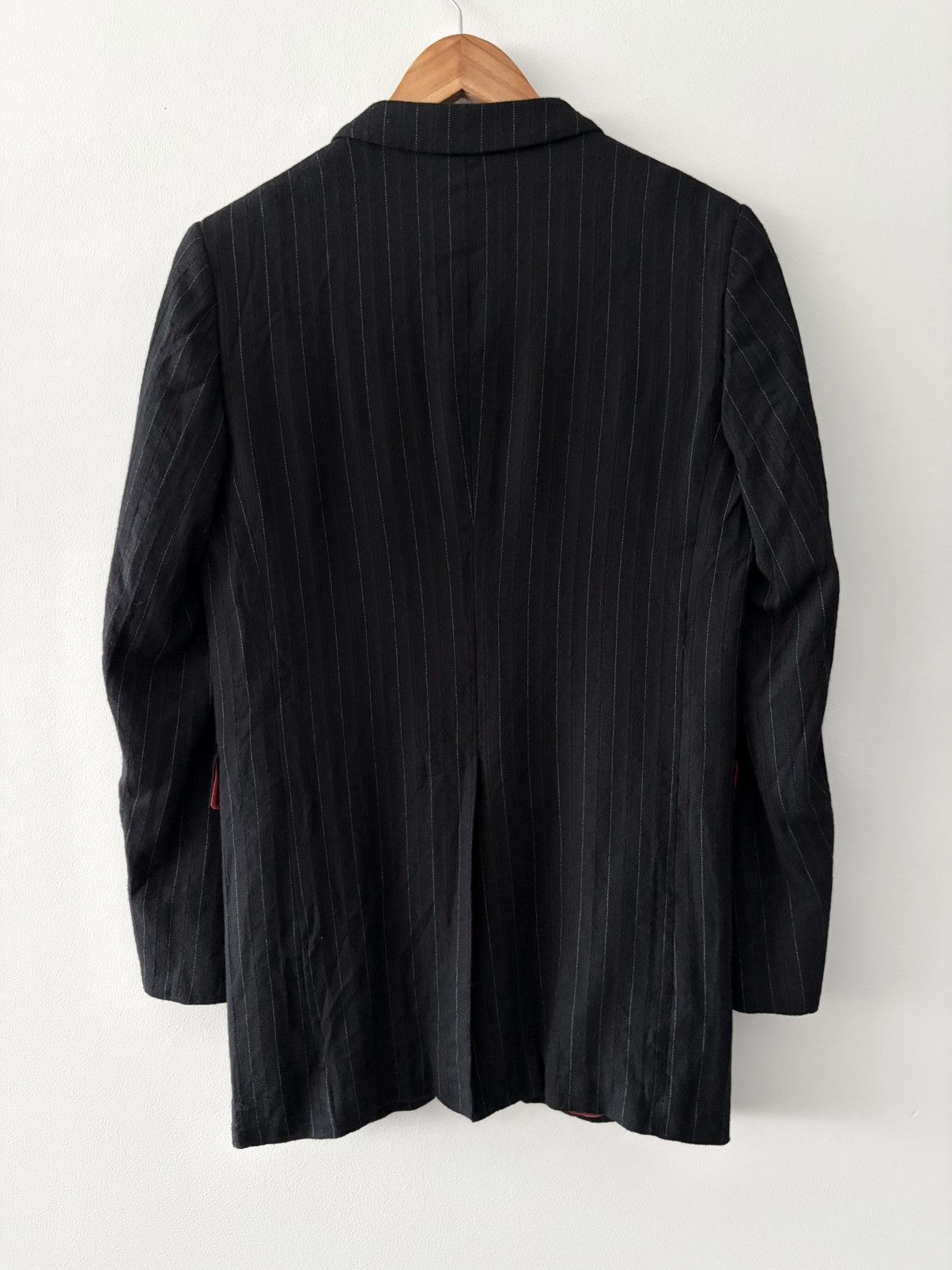 Comme des Garcons Homme Plus COMME des GARÇONS HOMME PLUS AD2013 Pinstripe Blazer Size US S / EU 44-46 / 1 - 2 Thumbnail