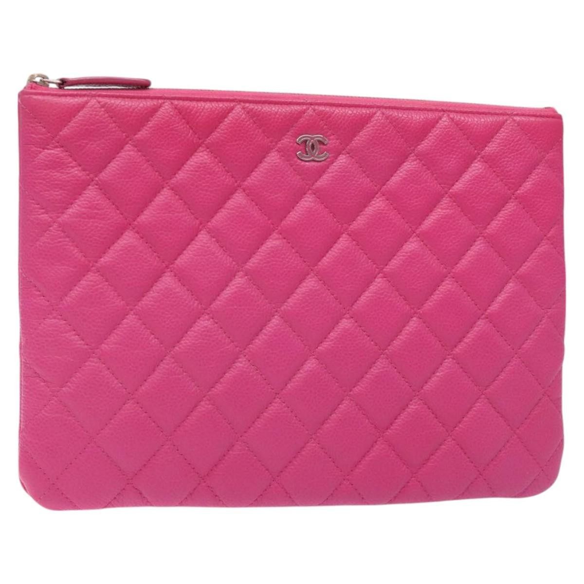 Chanel Chanel O Case Clutch Quilted Caviar Size ONE SIZE - 1 Thumbnail