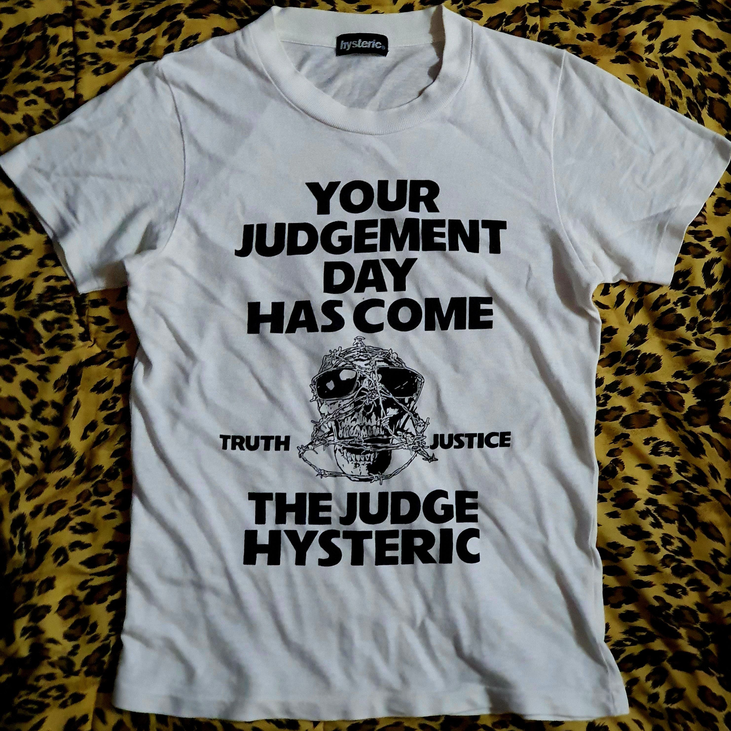 Hysteric Glamour Hysteric Glamour - Judge Hysteric - Barbed Wire Skull Tees Size US XS / EU 42 / 0 - 11 Thumbnail