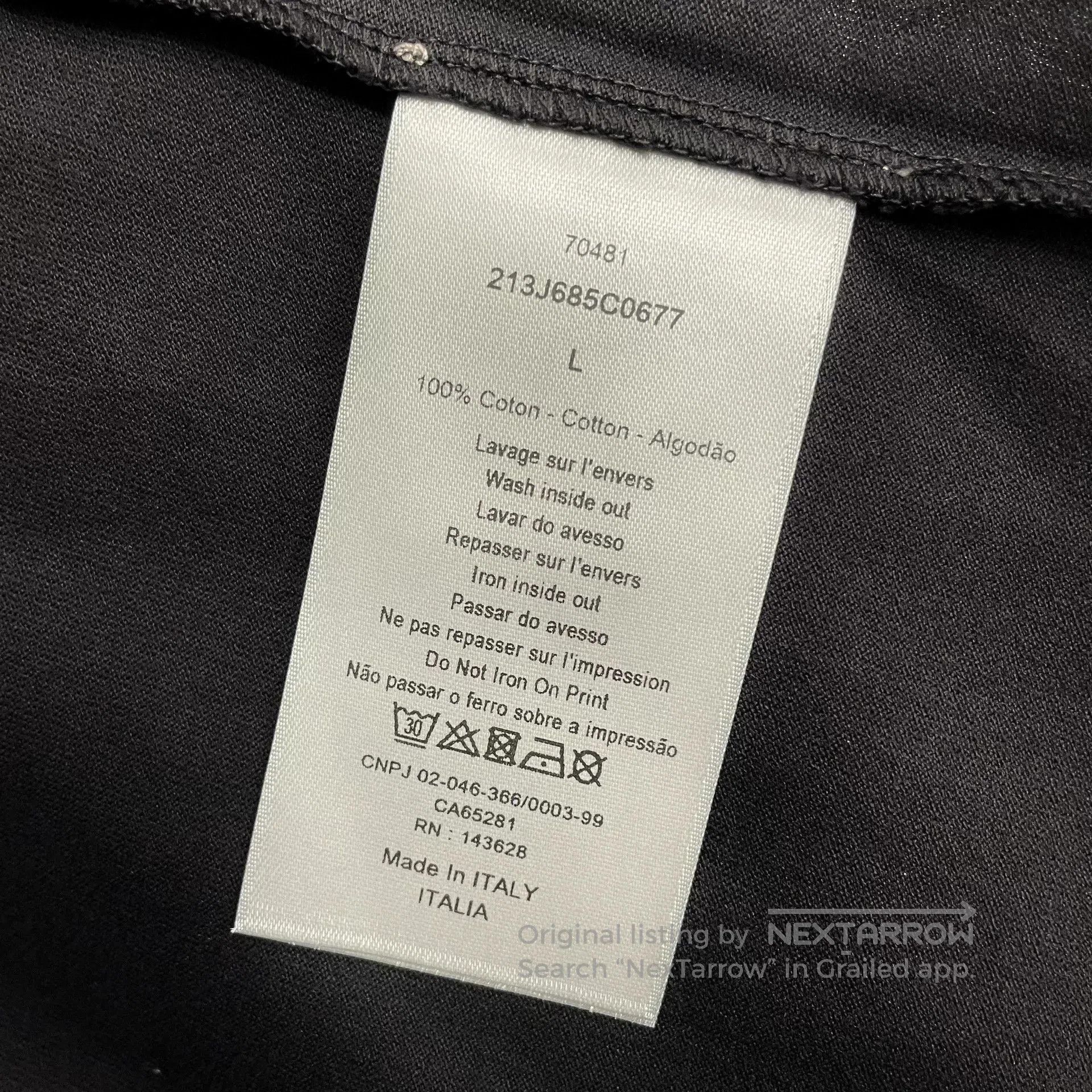Dior Dior Travis Scott Collaboration Black T. Size US L / EU 52-54 / 3 - 6 Thumbnail