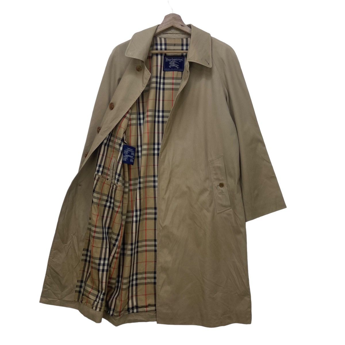 Burberry Prorsum Vintage Burberrys Prorsum England Nova Check Trench Coat Size US S / EU 44-46 / 1 - 1 Thumbnail