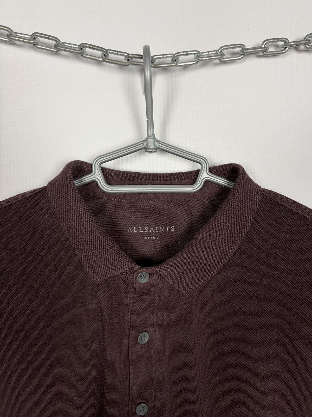 Allsaints Men’s Allsaints Reform Long Sleeve Polo Shirt Luxury Size XL Size US XL / EU 56 / 4 - 8 Thumbnail