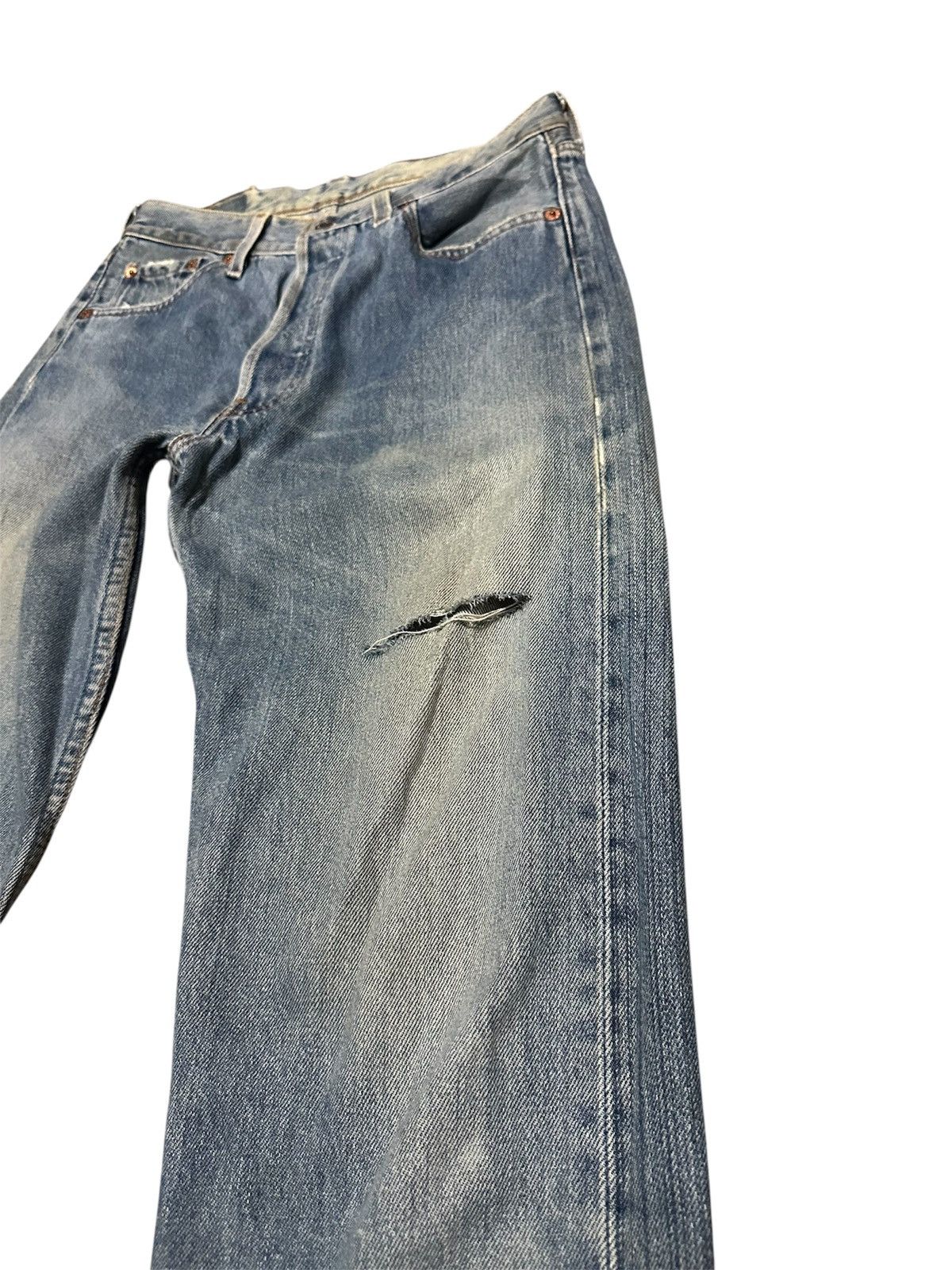 Levi's Vintage 90s Levis 501 Straight Leg Jeans Size US 28 / EU 44 - 4 Thumbnail