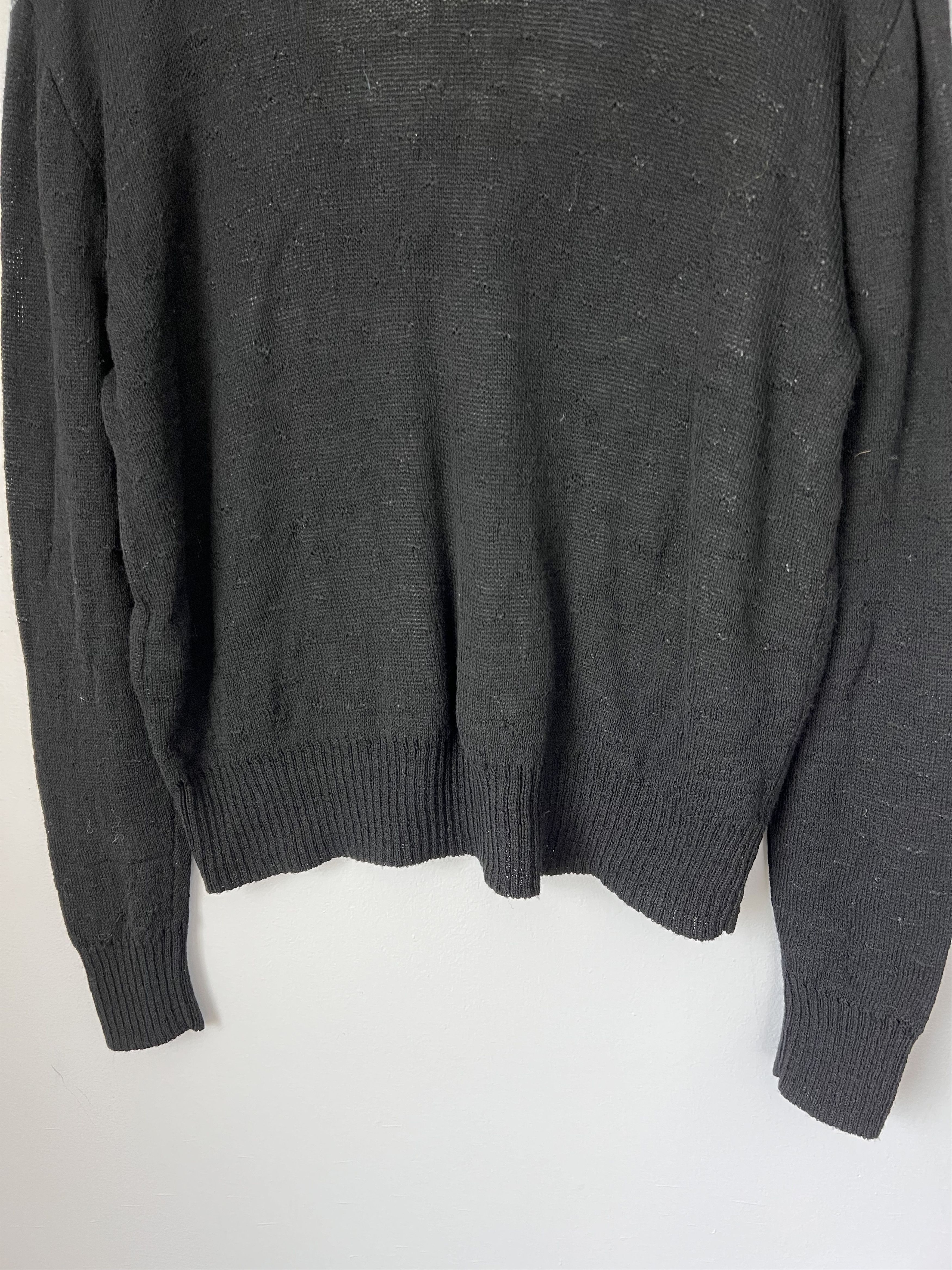 John Elliott John Elliott High Twist Wool Cardigan in Black Size US S / EU 44-46 / 1 - 7 Thumbnail