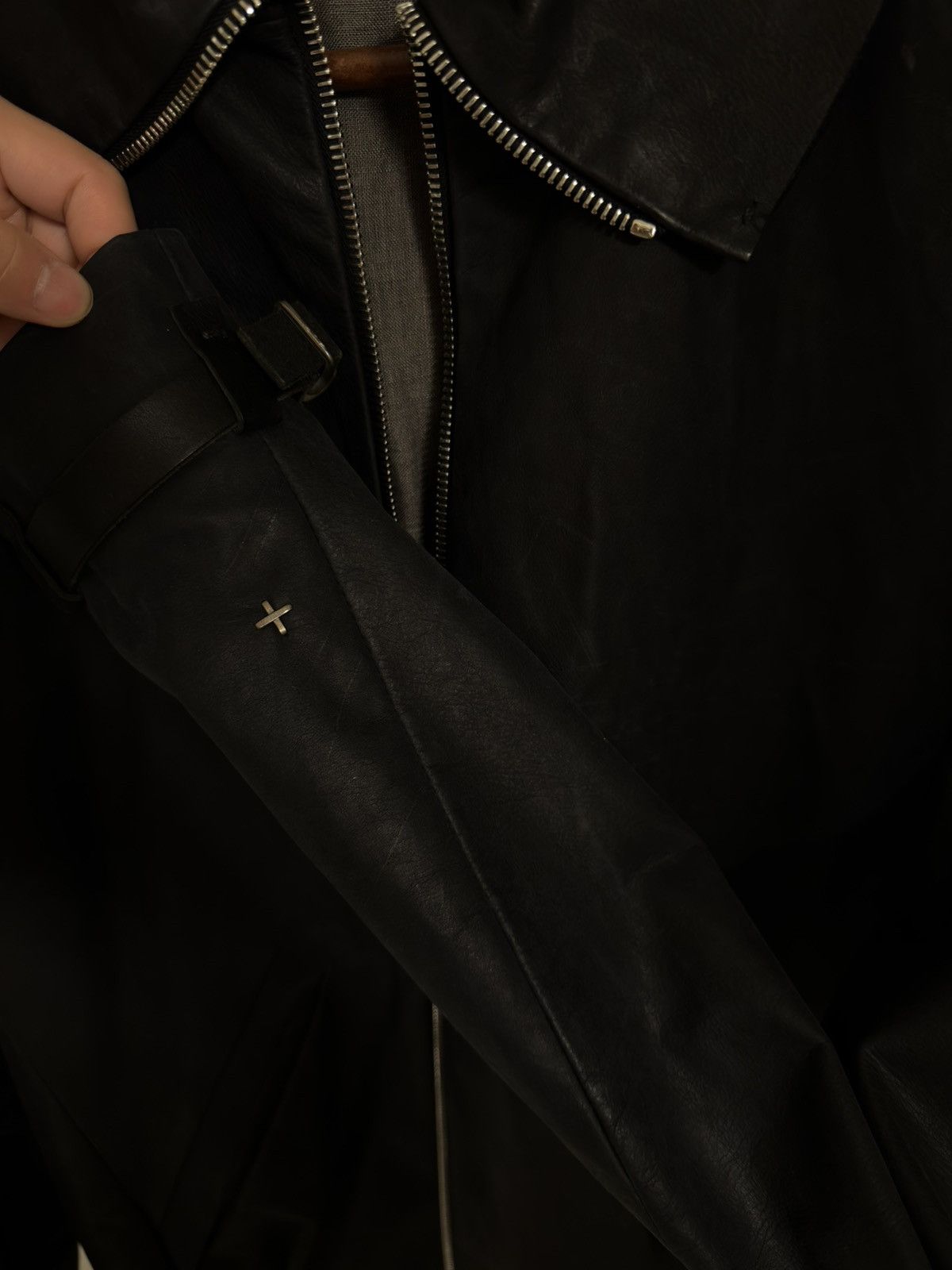 Ma+ MA+, Maurizio Amadei Leather Bomber Jacket Size US S / EU 44-46 / 1 - 10 Thumbnail