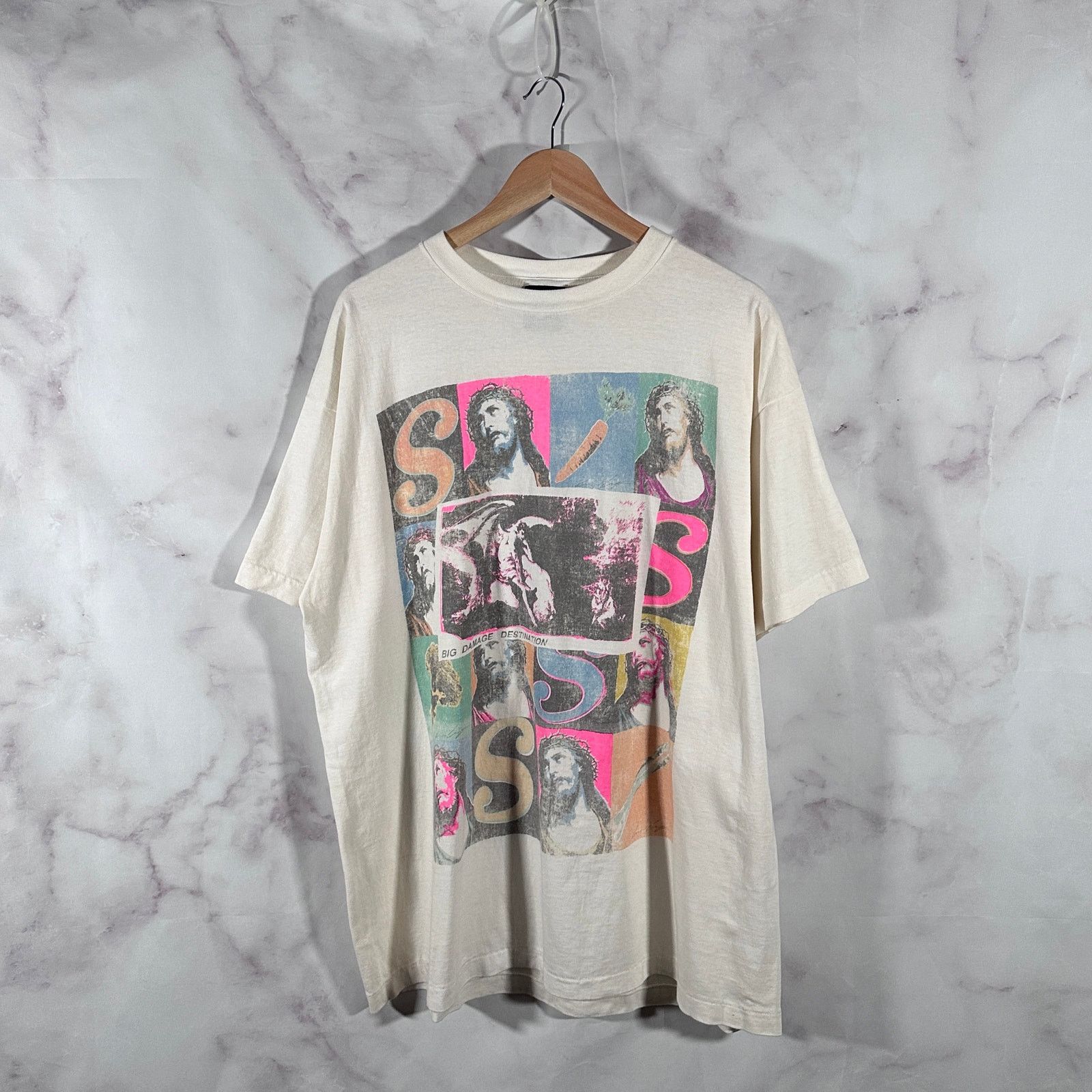 Saint Michael Sean Wotherspoon White Veges Tee