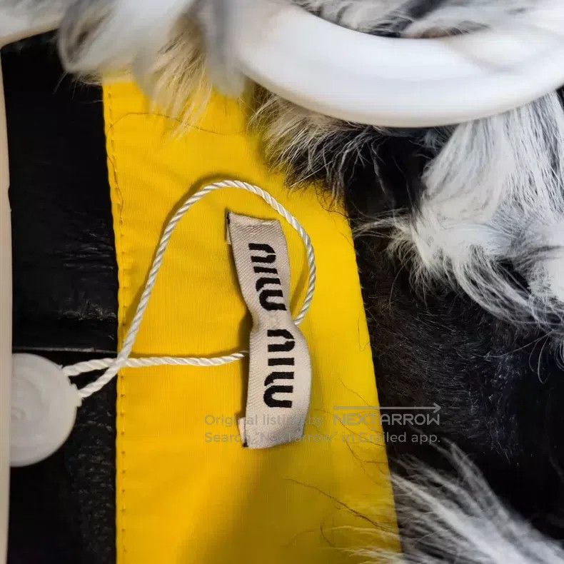 Miu Miu Miu Miu 38 Women's fur coat black and white color matching Size M / US 6-8 / IT 42-44 - 3 Thumbnail