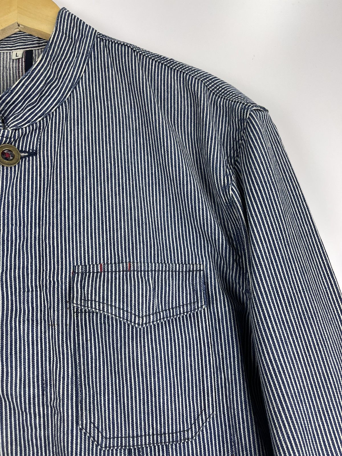 Japanese Brand × Vintage Vintage Hickory Jacket Size US L / EU 52-54 / 3 - 8 Thumbnail