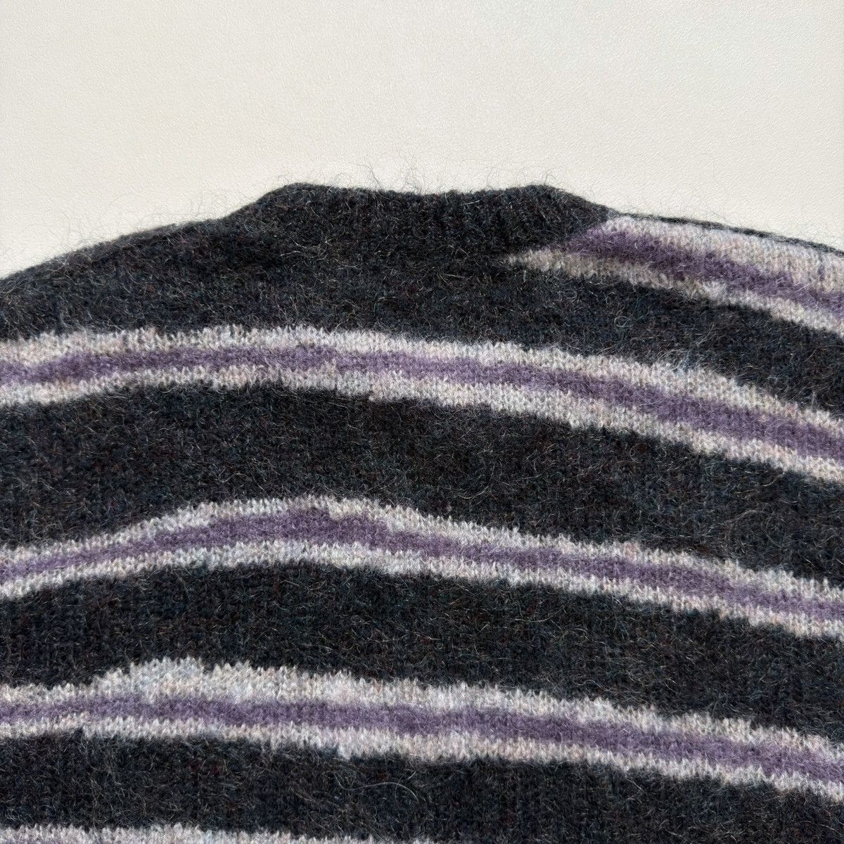Acne Studios Striped Oversized Mohair Sweater Size US M / EU 48-50 / 2 - 13 Thumbnail