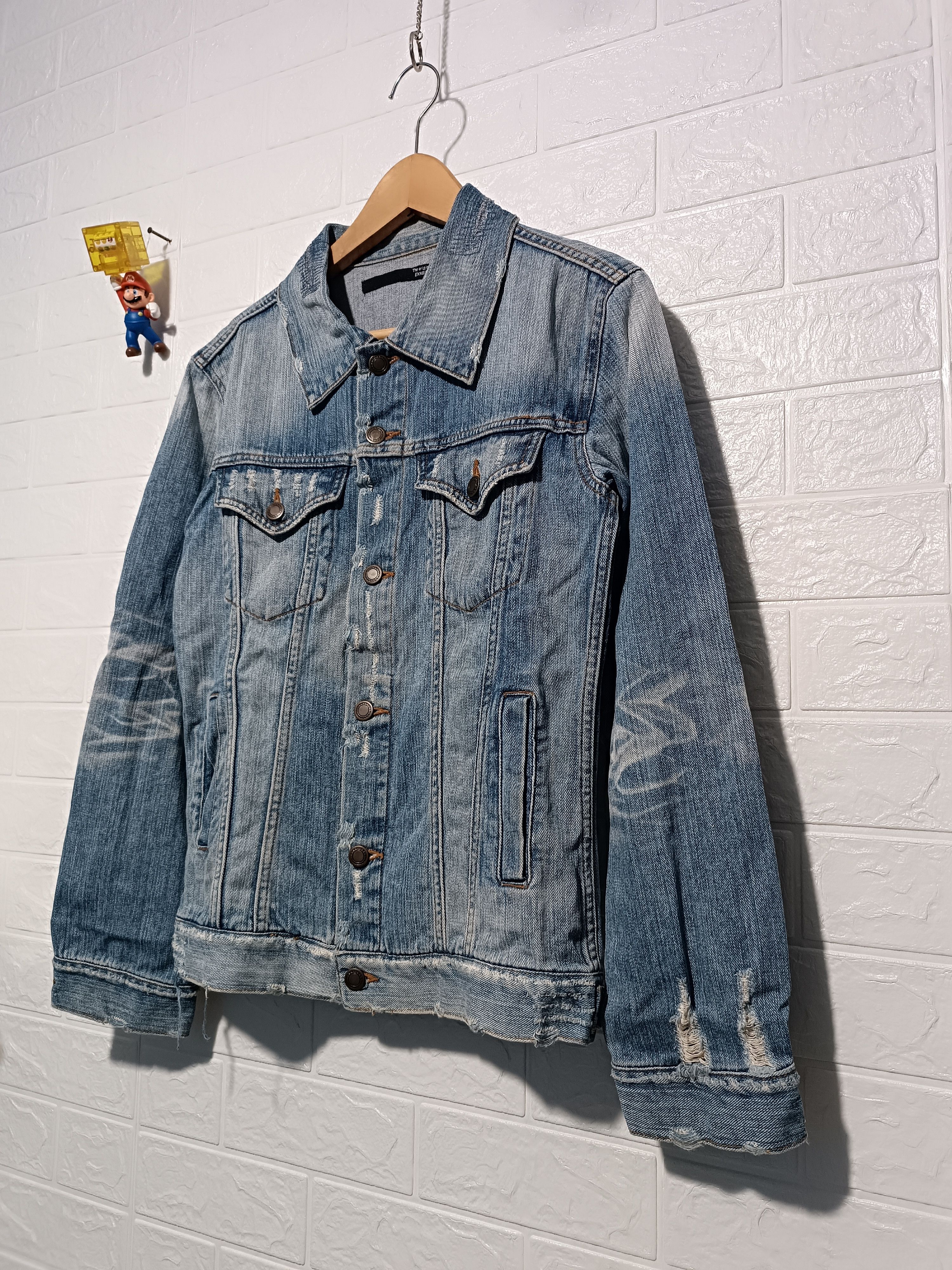 Japanese Brand Japanese Ripped Denim Jacket If Six Was Nine Style Size US M / EU 48-50 / 2 - 2 Thumbnail