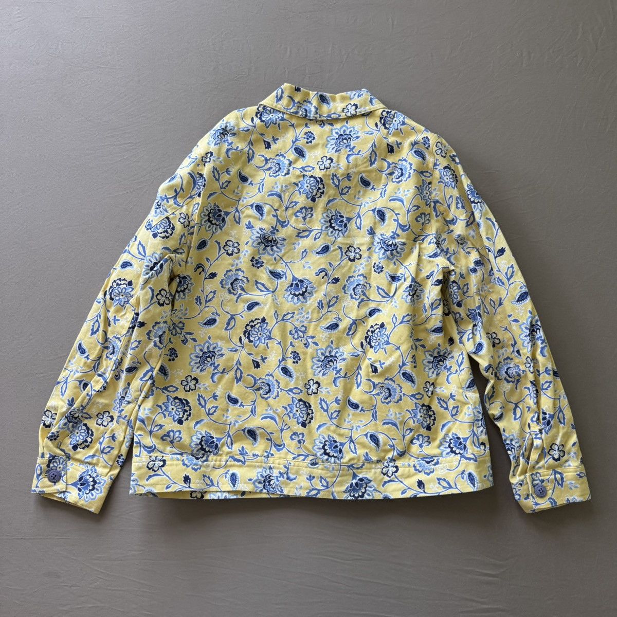 Other Vintage Haymaker Cotton Floral Shirt Jacket Size L / US 10 / IT 46 - 3 Thumbnail