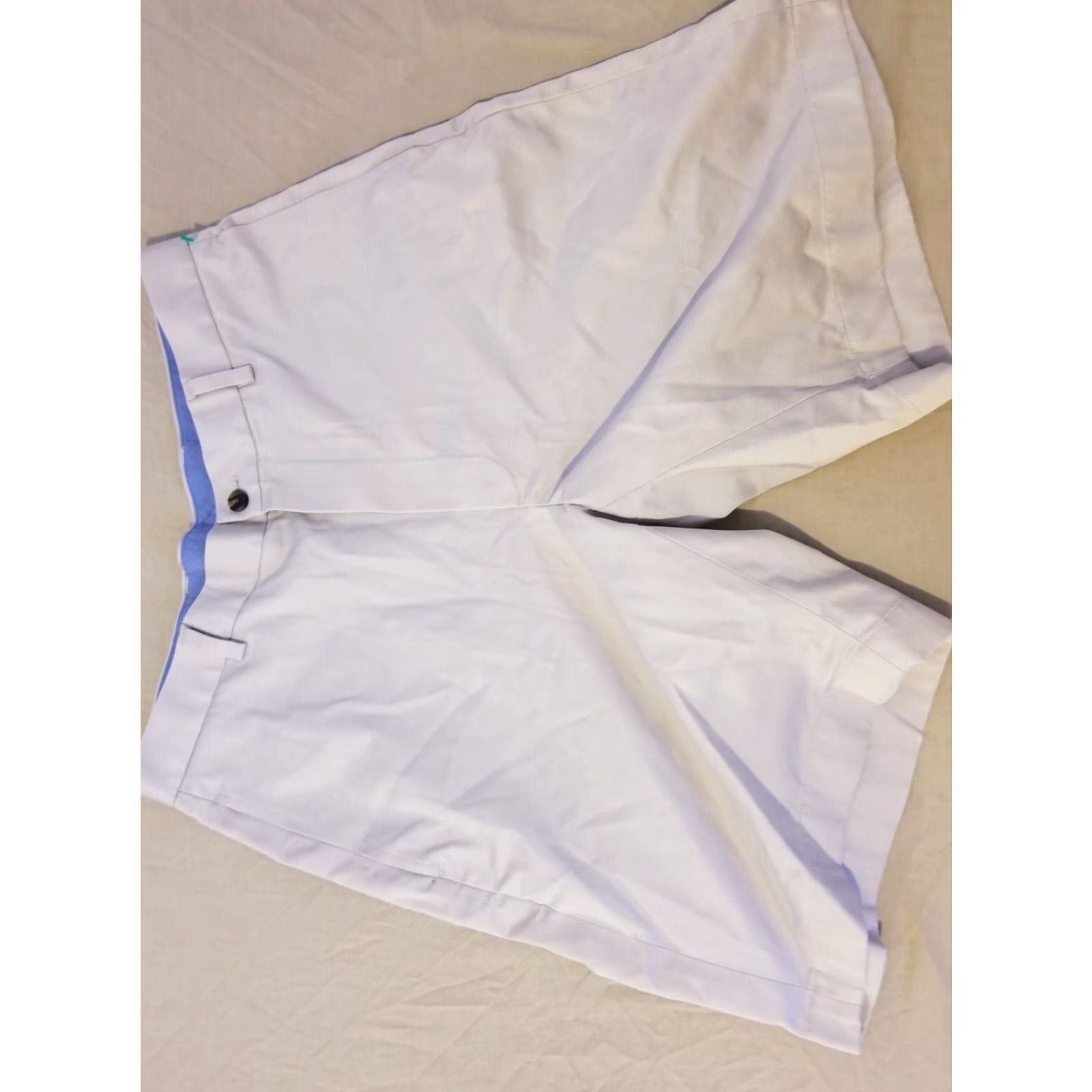 Brooks Brothers Mens Brooks Brothers Khaki Shorts 33 Cotton Chino Beige 9in Inseam Regular Mens Size US 33 - 2 Thumbnail