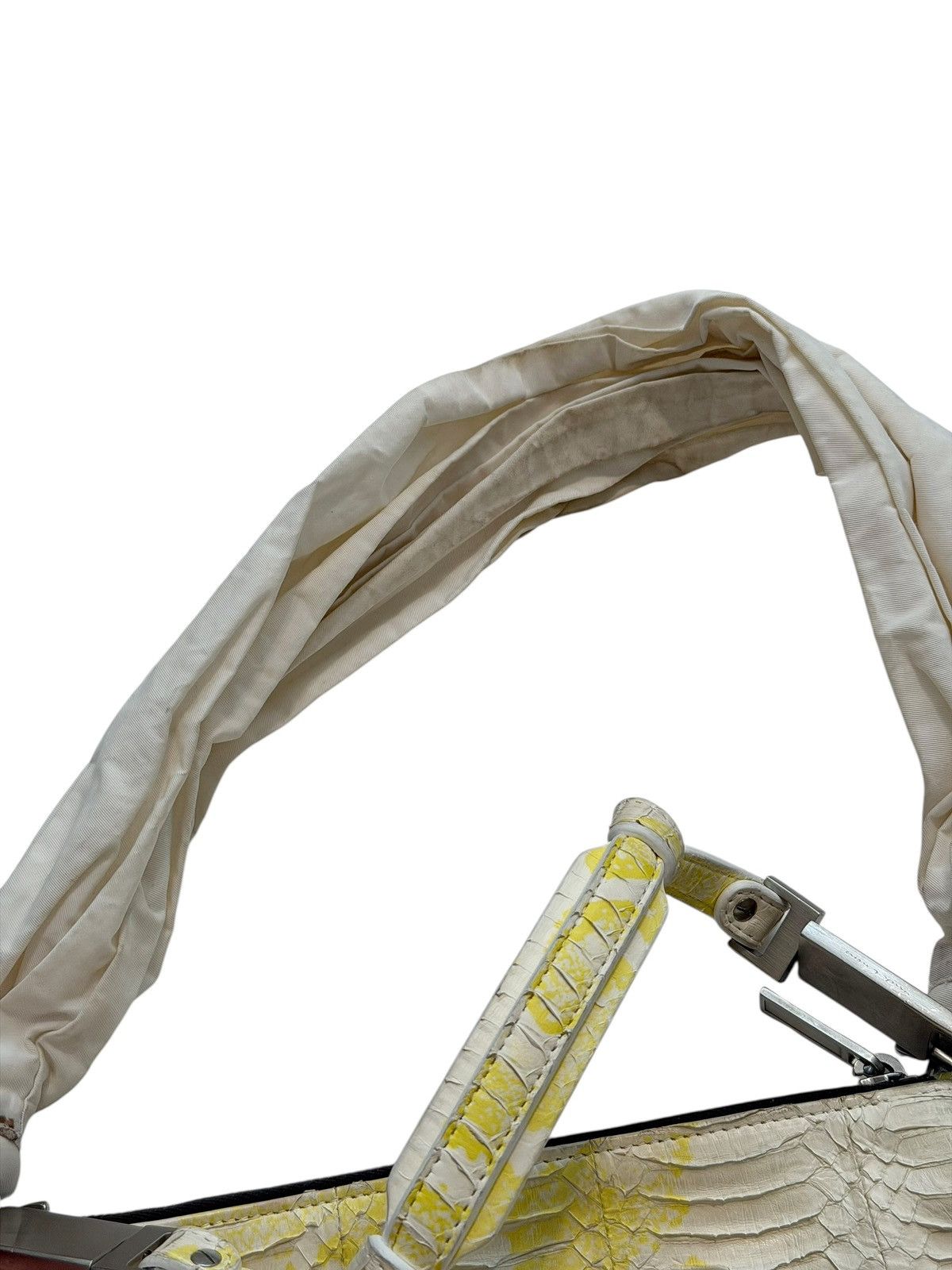 Rick Owens Performa Yellow Acid Python Snakeskin Bag Size ONE SIZE - 8 Thumbnail