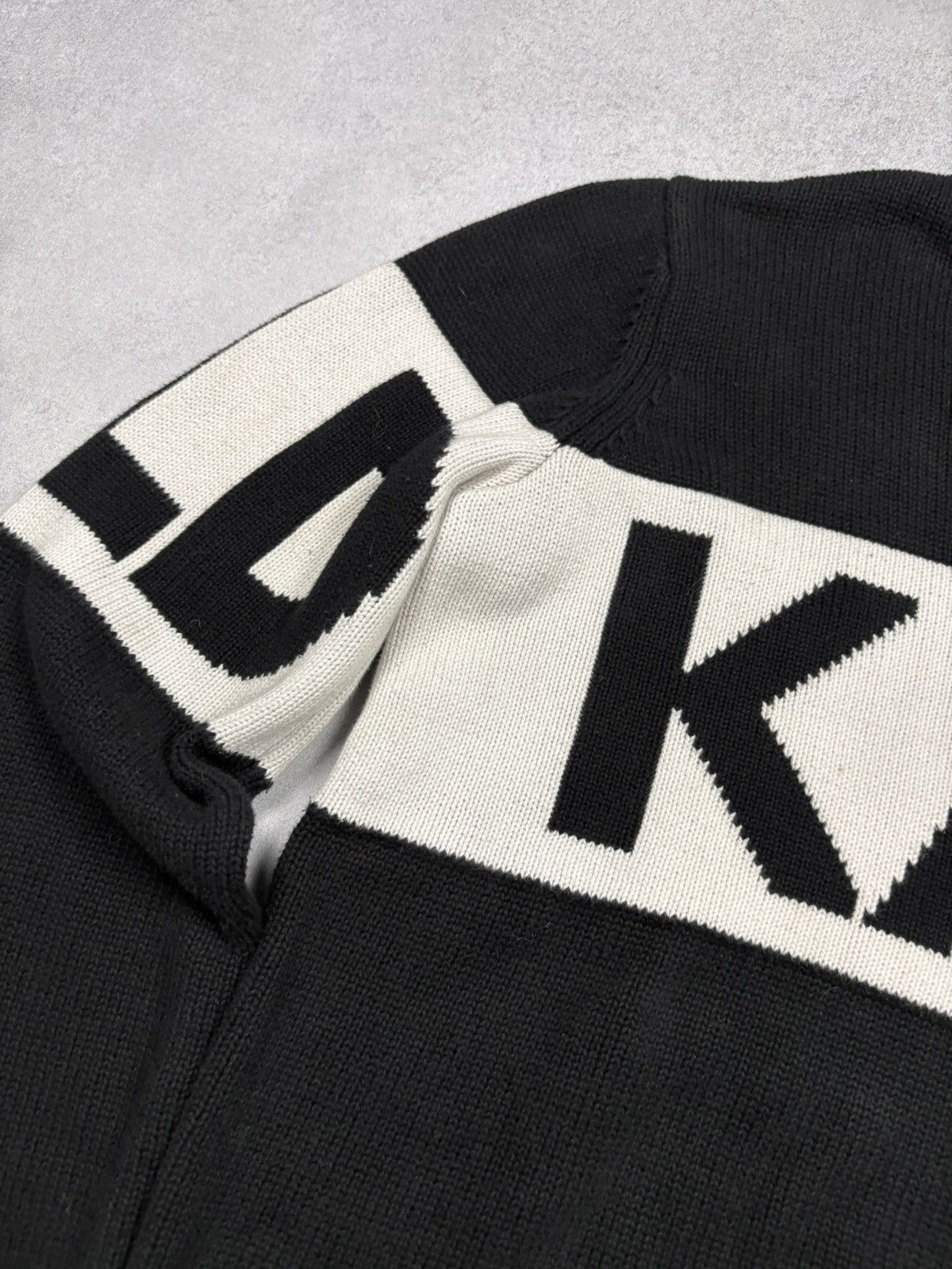Karl Lagerfeld Karl Lagerfeld Logo Knit Sweater Black Big Graphic S-M Size US S / EU 44-46 / 1 - 6 Thumbnail