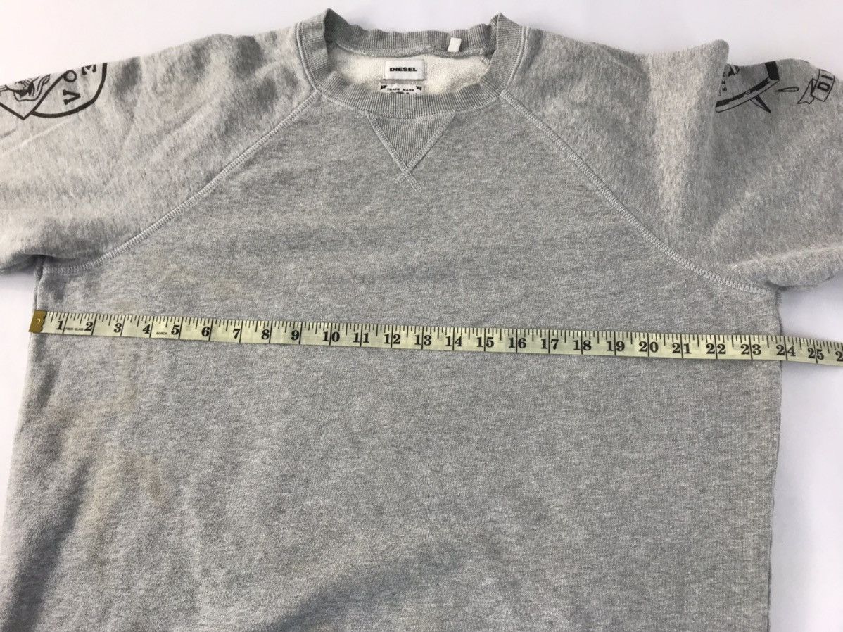Diesel Diesel University Of Denim Sweatshirt Various Logo Side Tape Size US L / EU 52-54 / 3 - 8 Thumbnail