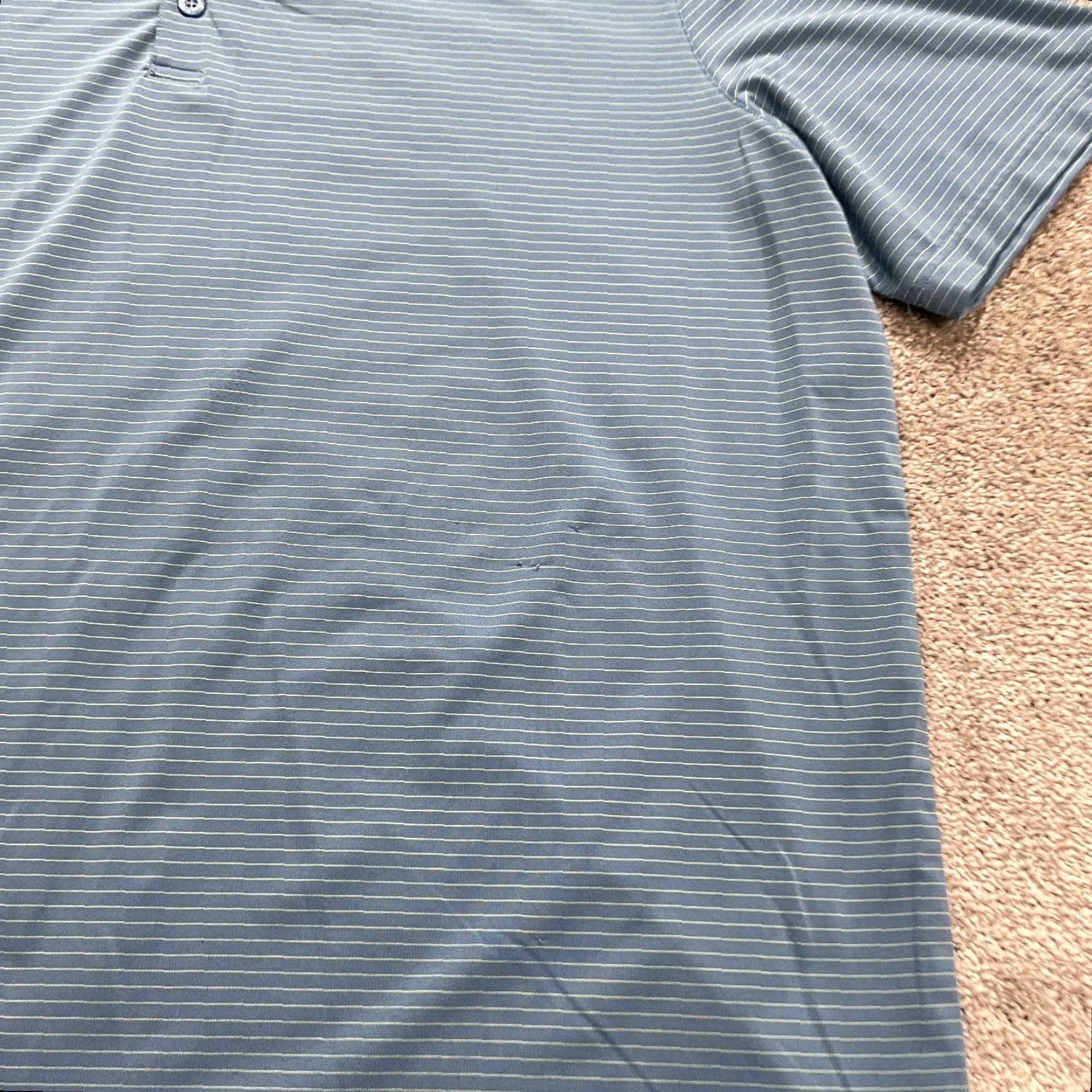 Vintage BCG Golf Polo Shirt Mens XXL Blue Striped White Collared Short Sleeve Active Top Size US XXL / EU 58 / 5 - 5 Thumbnail
