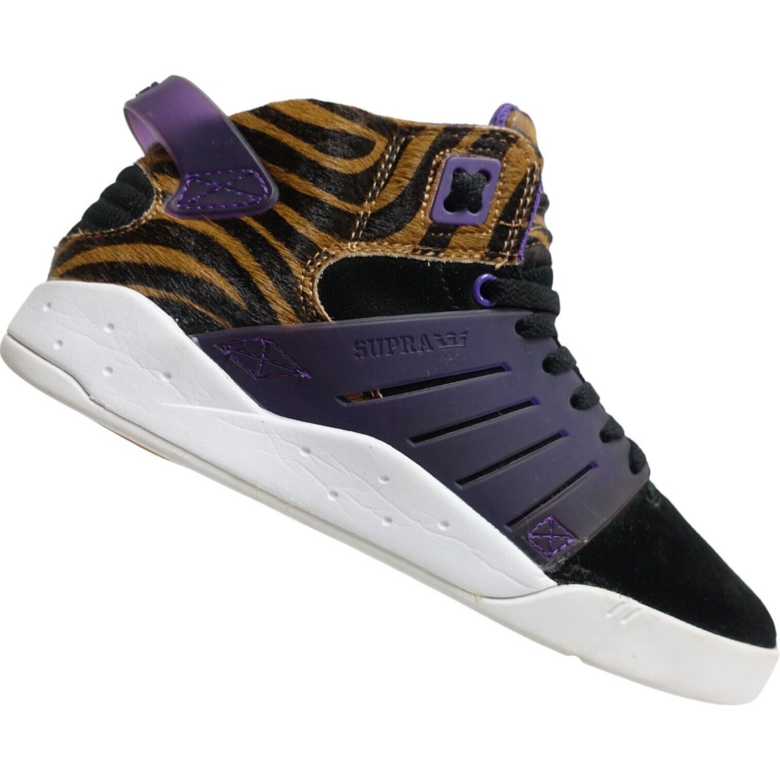 Supra SUPRA Men Skytop III Jefferson Mid 10.5 Black Purple Tiger Grailed