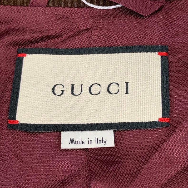 Gucci Gucci Color-blocking dark pattern double G full print lapel Size US S / EU 44-46 / 1 - 6 Thumbnail