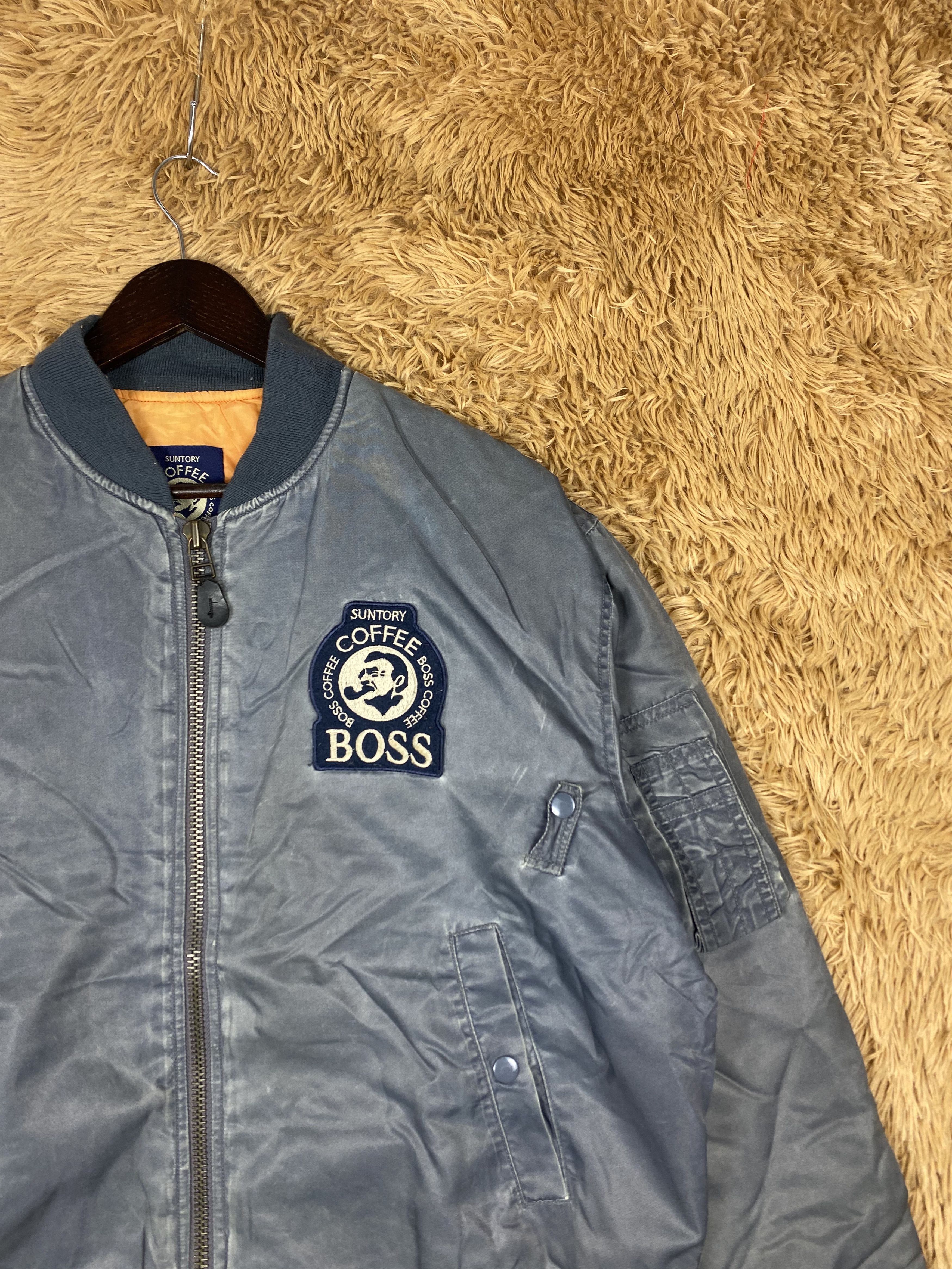 Japanese Brand Vintage Suntory Boss Coffee Bombers Jacket DJ0772 Size US M / EU 48-50 / 2 - 3 Thumbnail
