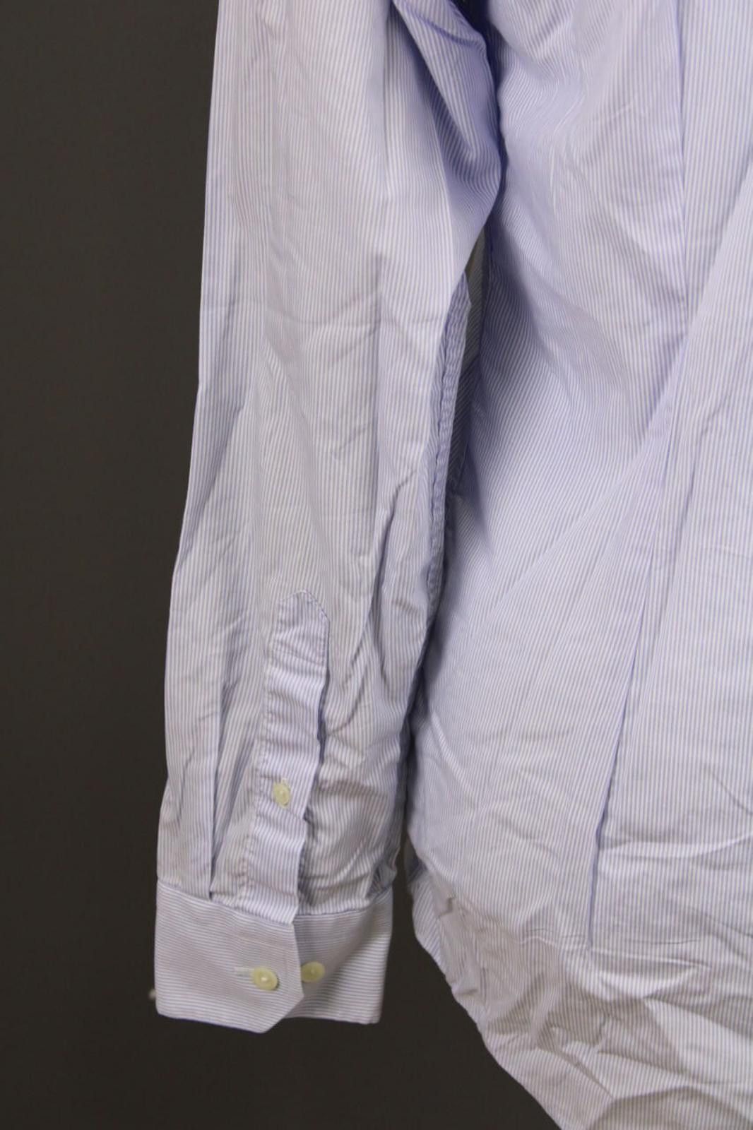 Eton Eton Slim Fit Blue Pinstripe Button Dress Shirt Size 16 41 L Size US M / EU 48-50 / 2 - 10 Thumbnail