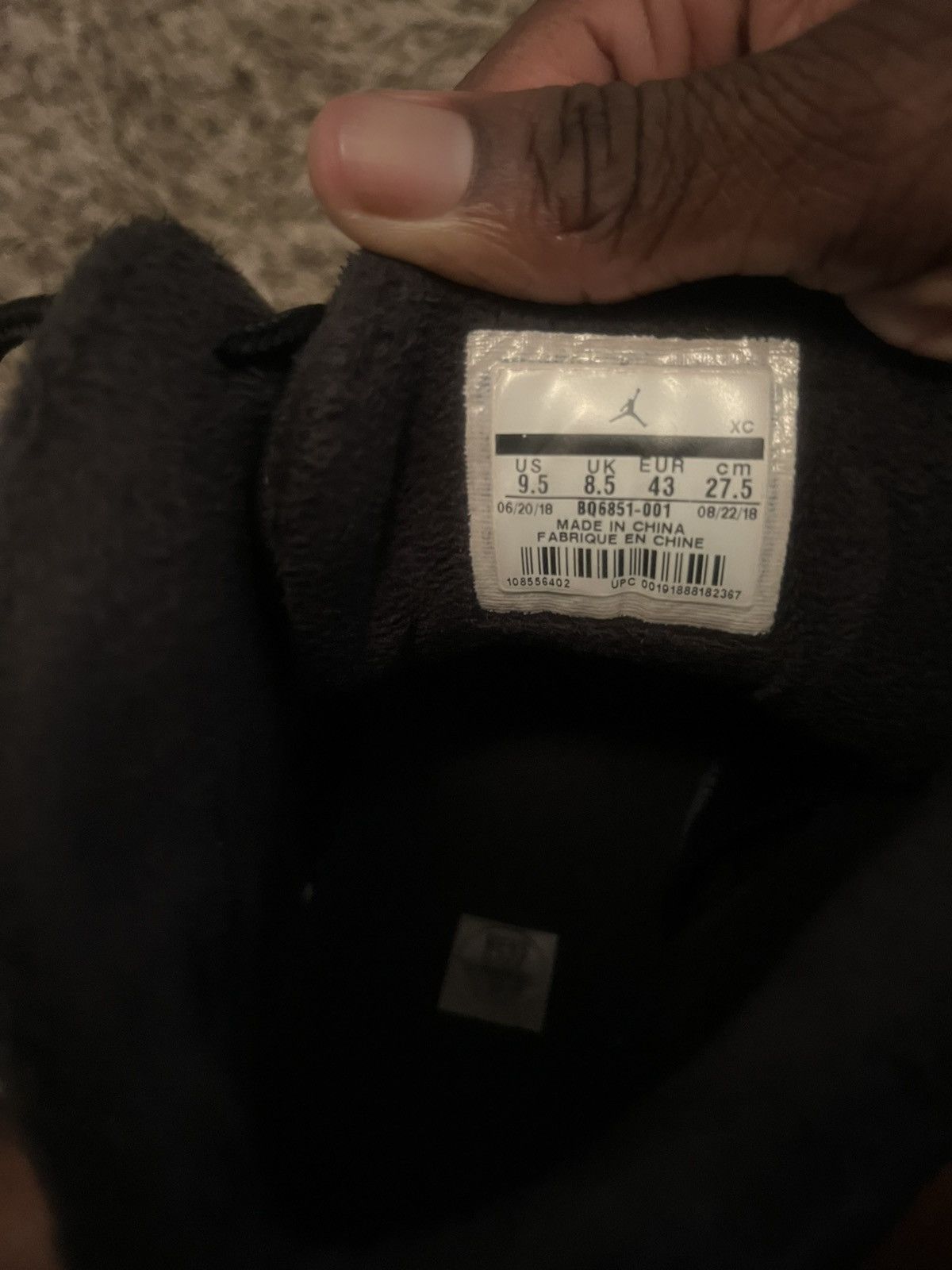 Jordan Brand × Nike Winterized Jordan 12 Size US 9.5 / EU 42-43 - 6 Thumbnail