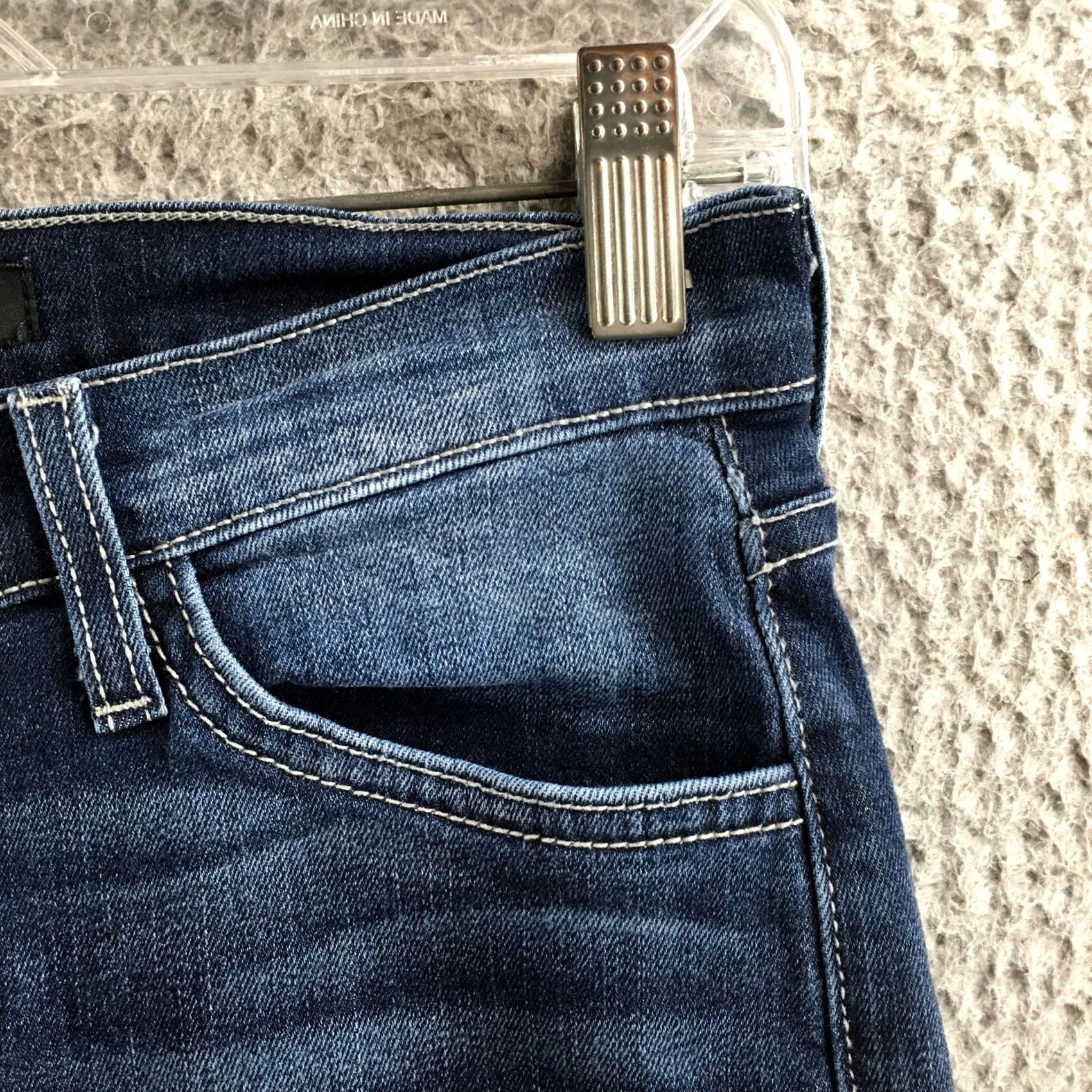Vintage KanCan Jeans Womens 27 Blue Zip Fly Skinny Leg Slim Fit Denim 5-Pocket Stretch Jeans Slim Womens Blue 27 KanCan Size 27" / US 4 / IT 40 - 4 Thumbnail