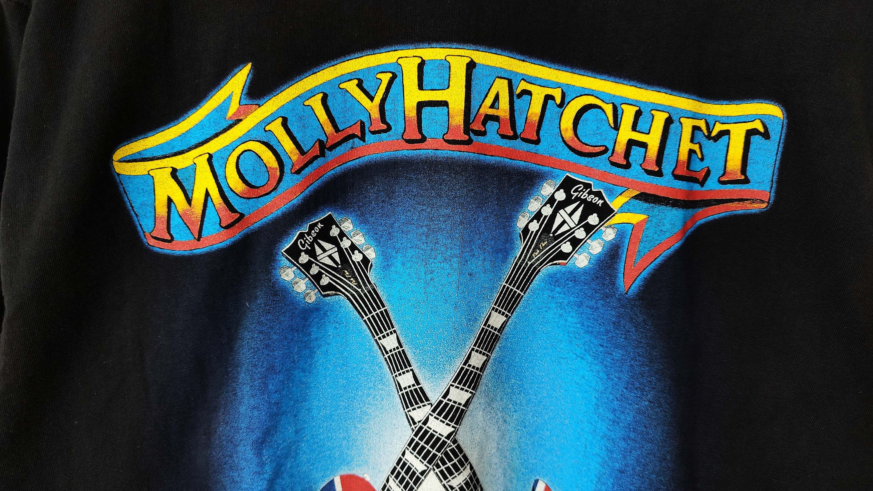 Band Tees Molly Hatchet 2001 Xmas Rock Tour Vintage VTG Longsleeve Size US XL / EU 56 / 4 - 3 Thumbnail