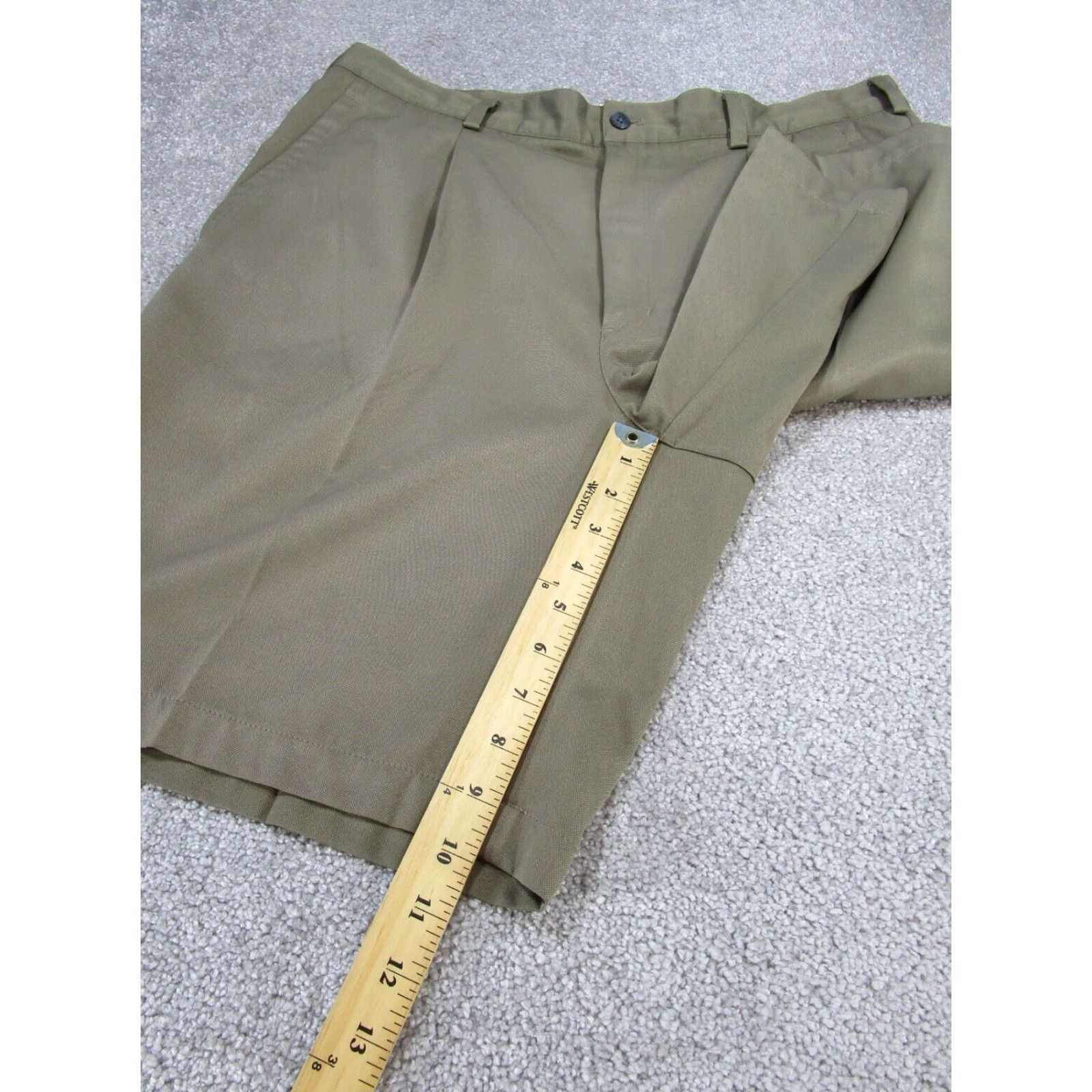 Nike VINTAGE Nike Golf Shorts Mens 38 Fitdry Brown Pleated Front Size US 38 / EU 54 - 5 Thumbnail