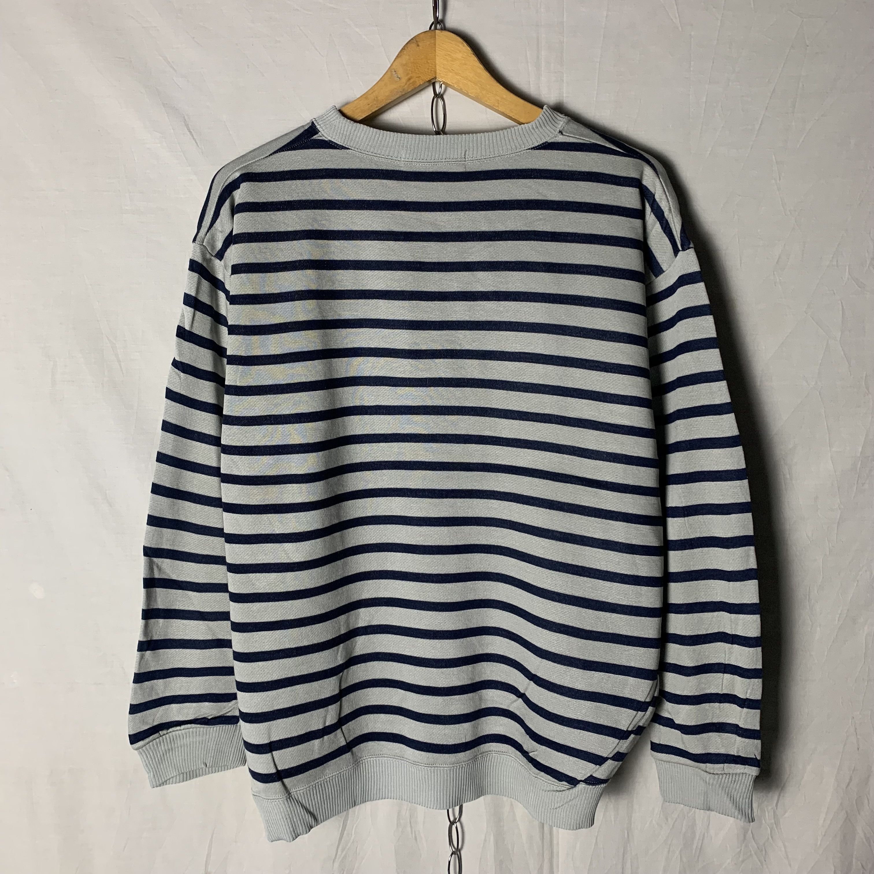 Pierre Balmain Vintage Pierre Balmain Paris Striped Sweatshirt Crewneck Size US M / EU 48-50 / 2 - 4 Thumbnail