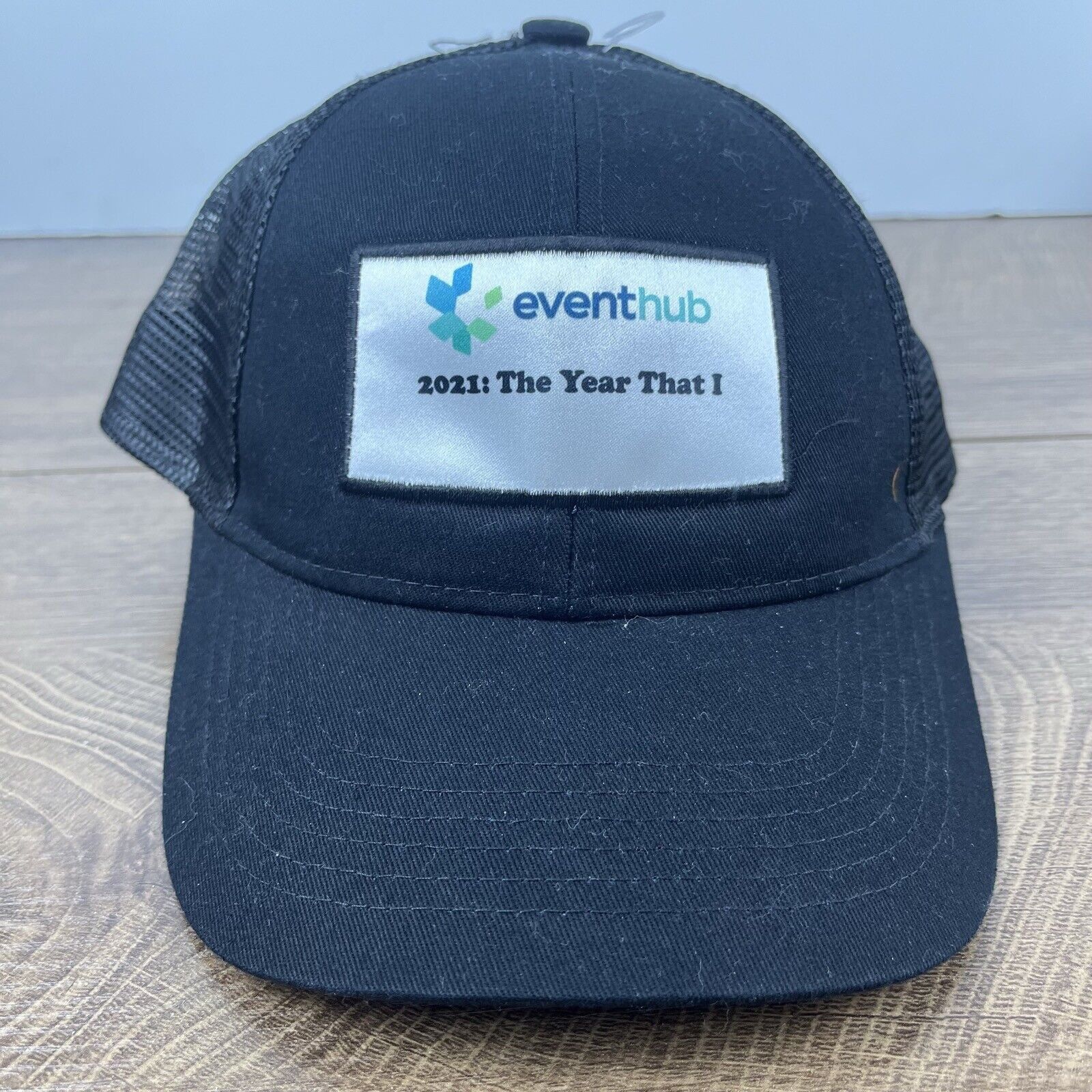 Other Event Hub Hat 2021 the Year that I Adjustable Hat Black Hat Size ONE SIZE - 1 Thumbnail