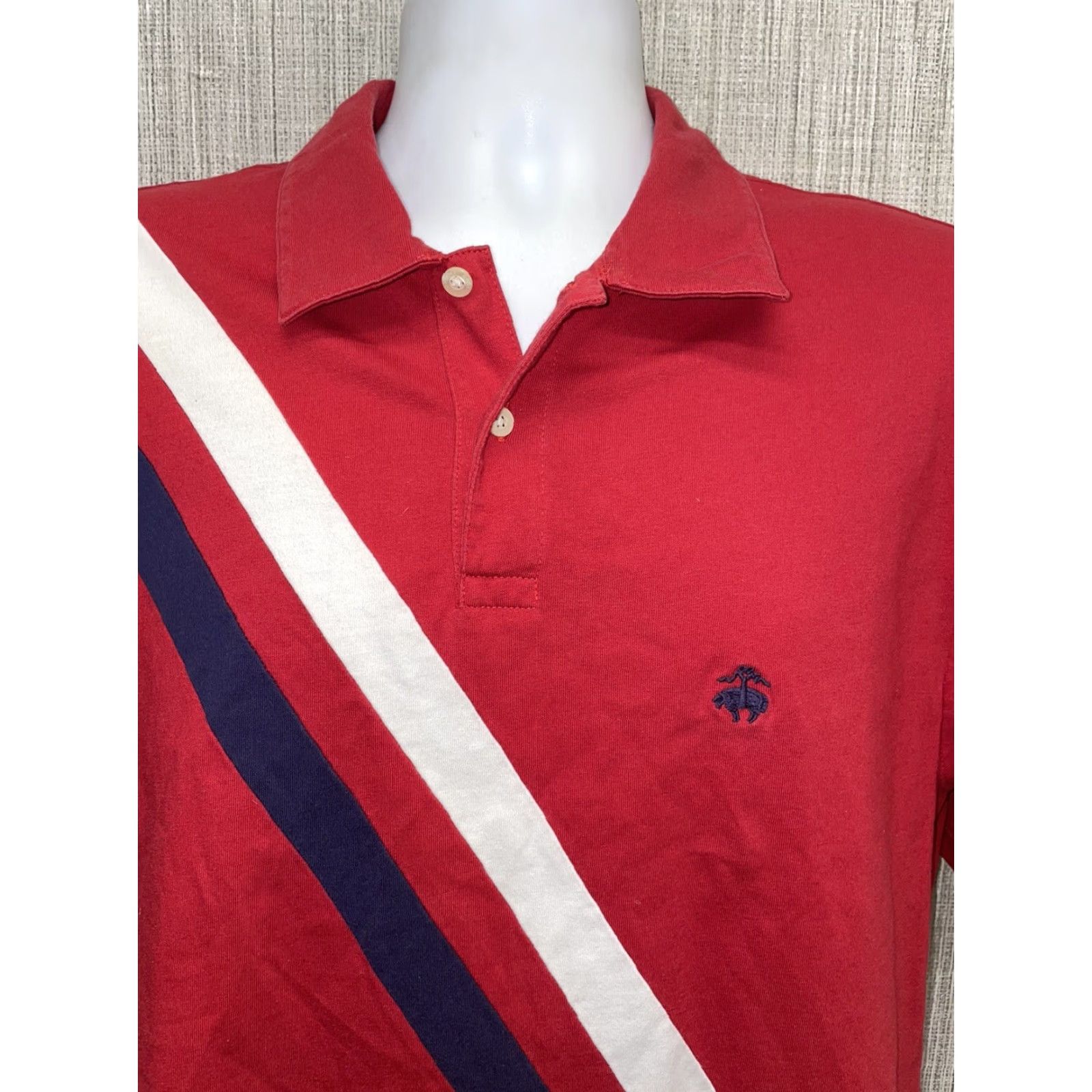 Brooks Brothers Brooks Brothers Polo Multicolor 100% Cotton Mens L Size US L / EU 52-54 / 3 - 2 Thumbnail