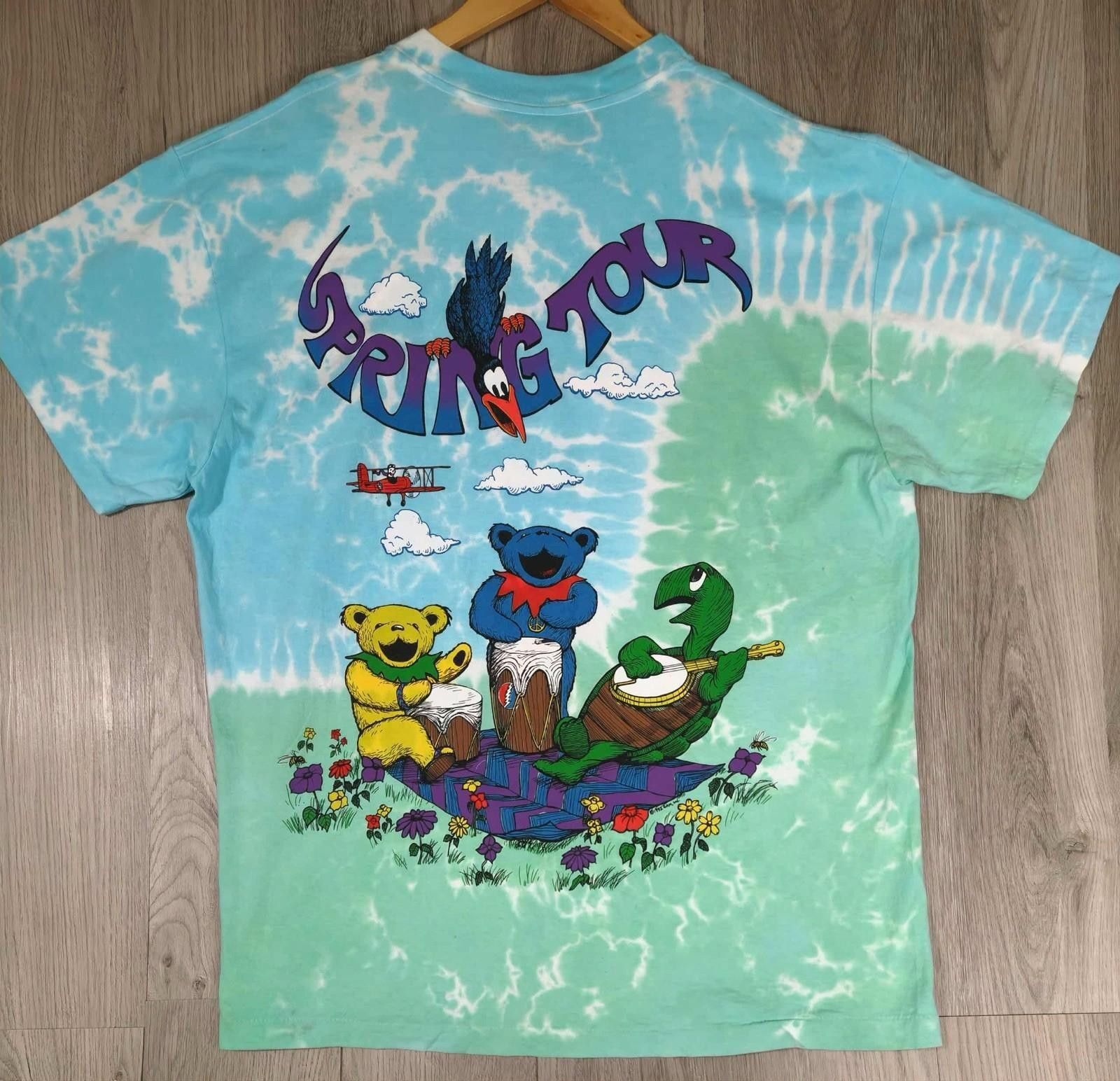 Liquid Blue Vtg 1992 Grateful Dead Spring Tour Liquid Blue Tie Dye XL Size US XL / EU 56 / 4 - 7 Thumbnail