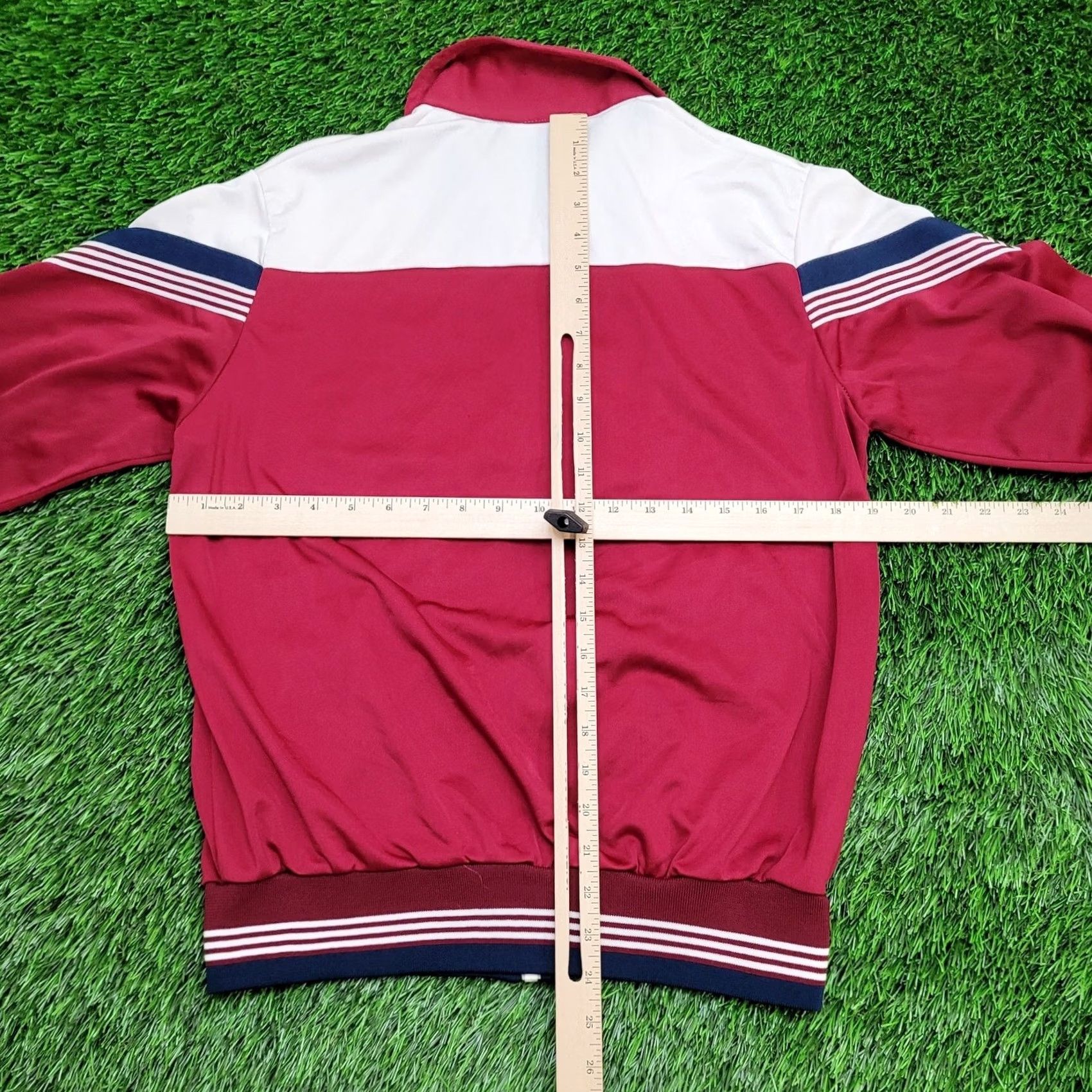 Vintage VINTAGE Footlocker Track Jacket Womens Medium Red 80s Size 4XL / US 24-26 - 4 Thumbnail