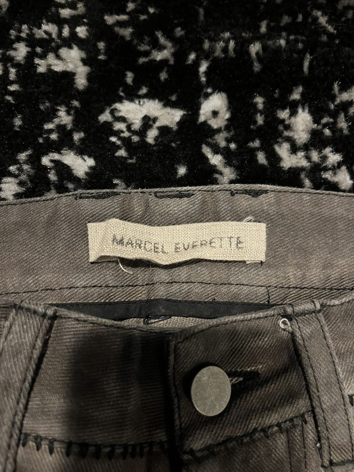 Marcel Everette Overlock Stitch J-Cut Denim Size US 28 / EU 44 - 2 Thumbnail