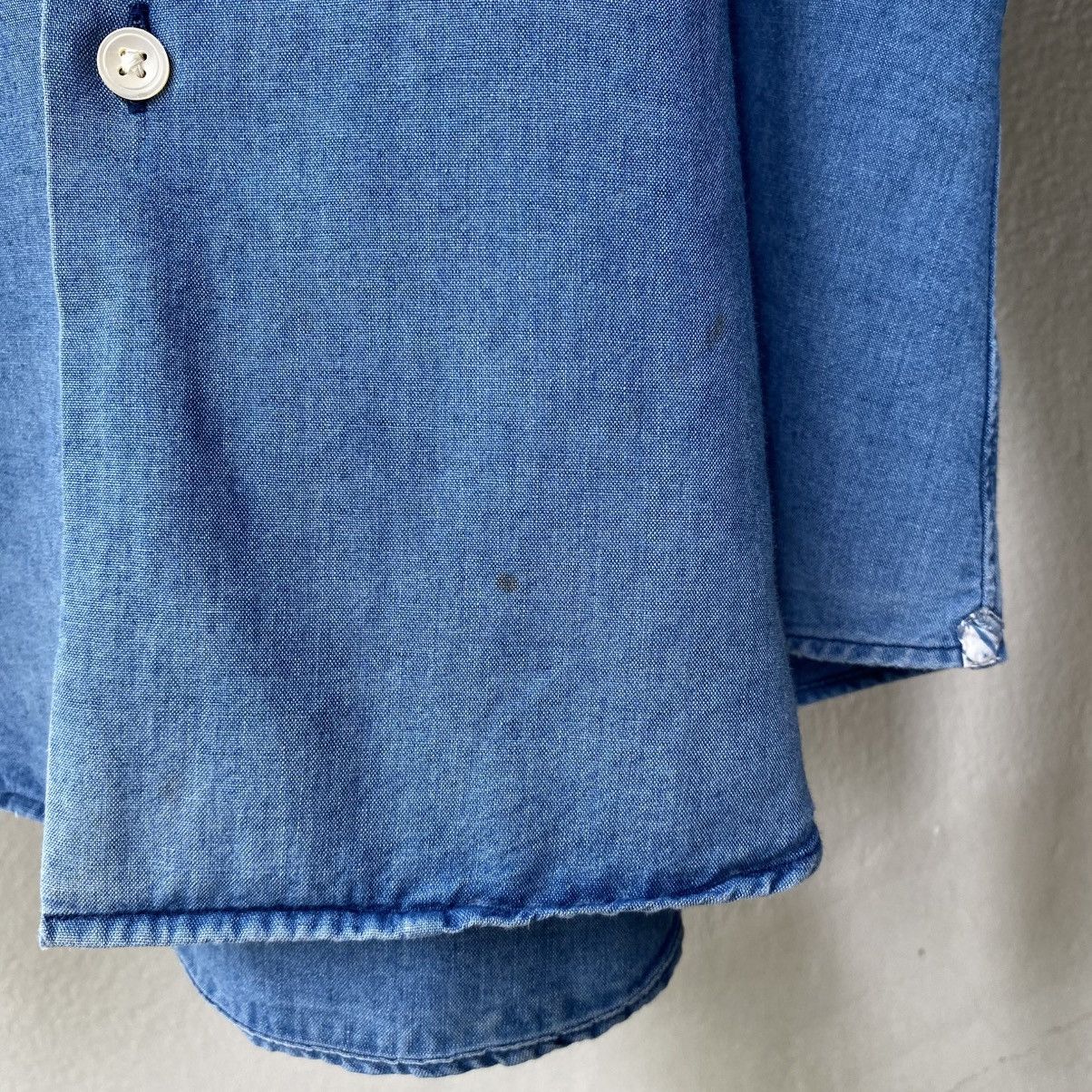 Paul Smith Paul Smith Lightweight Blue Denim Shirt Size US L / EU 52-54 / 3 - 18 Thumbnail