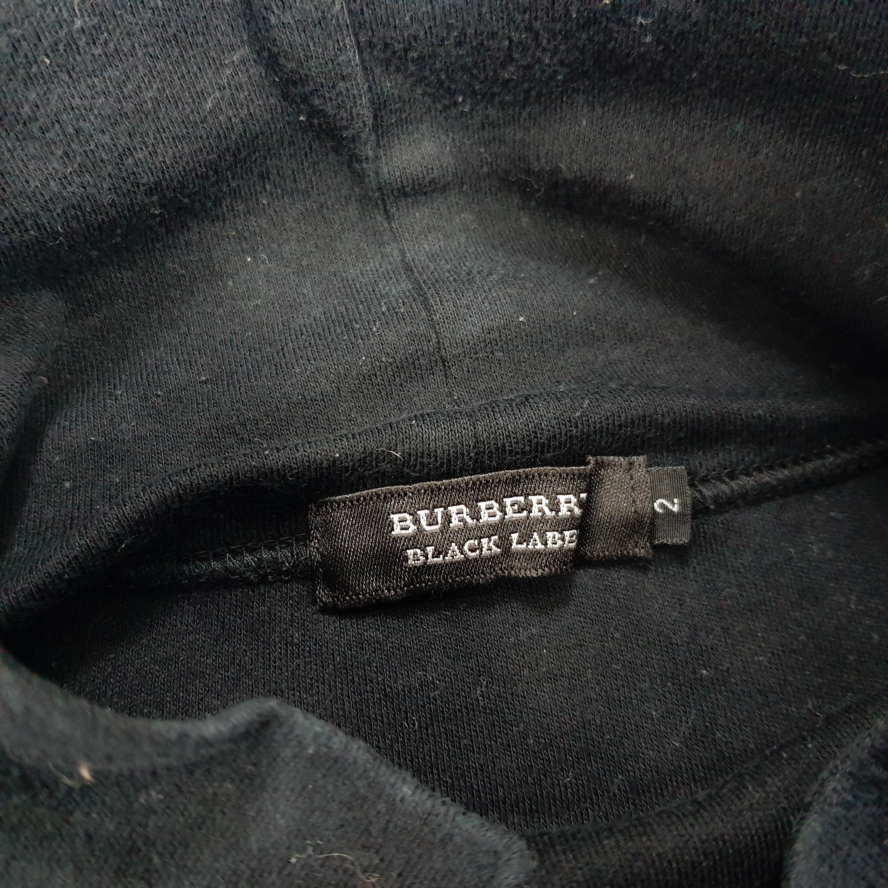 Burberry × Vintage Vintage Burberry Black Label Turtle Neck Stripe Tshirt Size M / US 6-8 / IT 42-44 - 4 Thumbnail