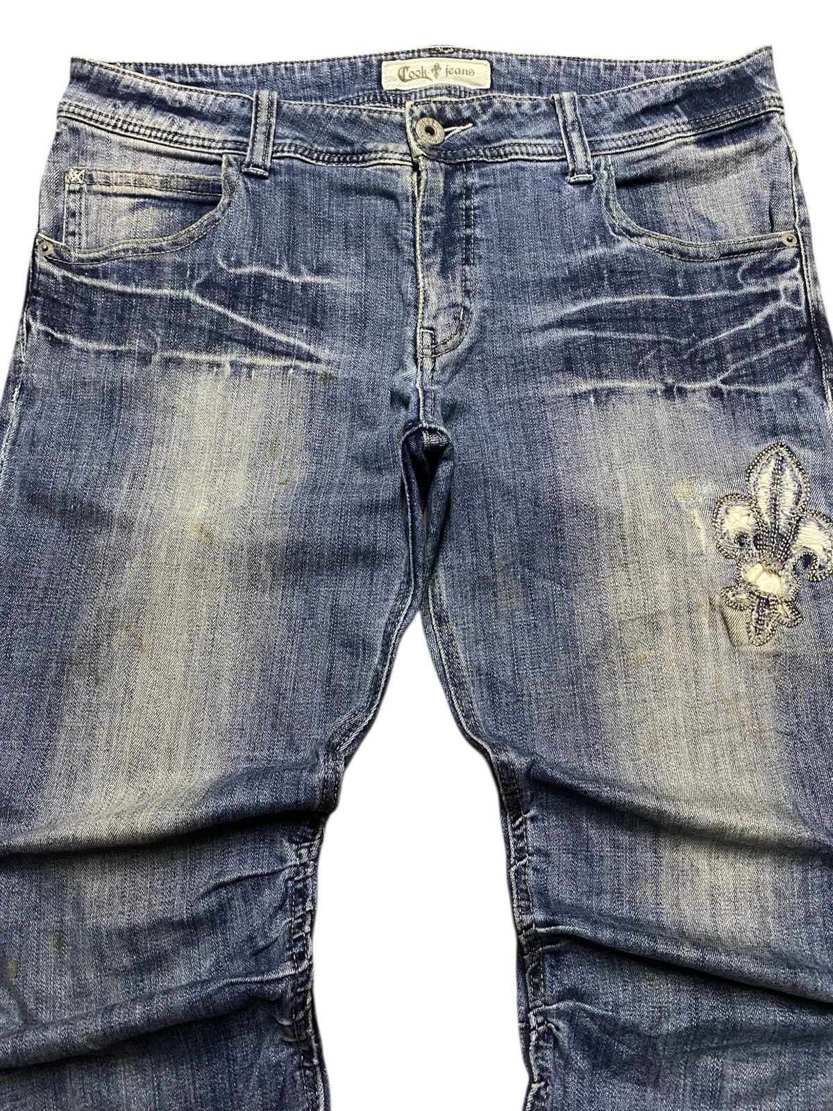 Cook Jeans Vintagw Cook Jeans Embroidery like Amiri Skinny Jeans Size US 35 - 3 Thumbnail