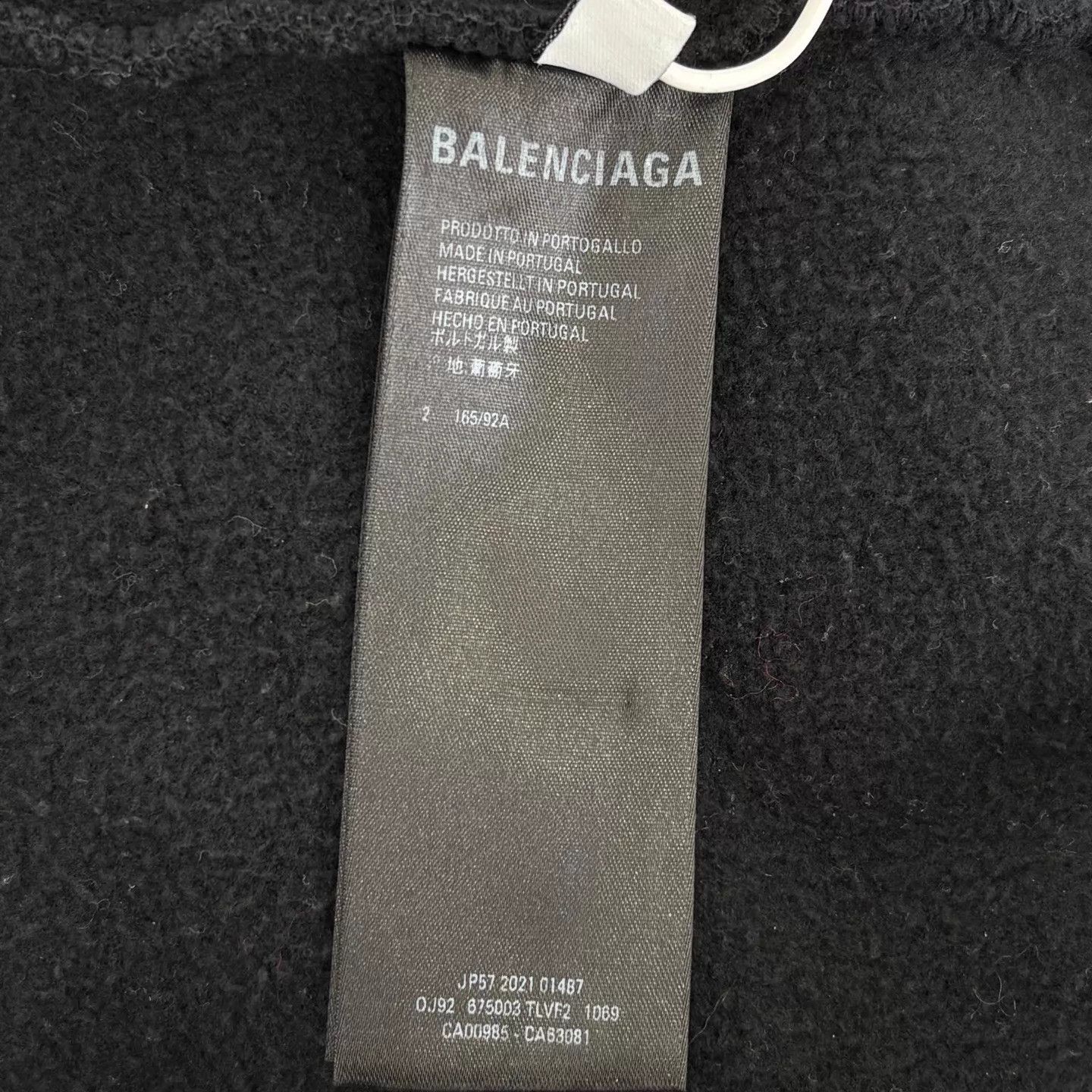 Balenciaga BLCG Jelly Logo Hoodie Black New Size 2 Size US M / EU 48-50 / 2 - 4 Thumbnail