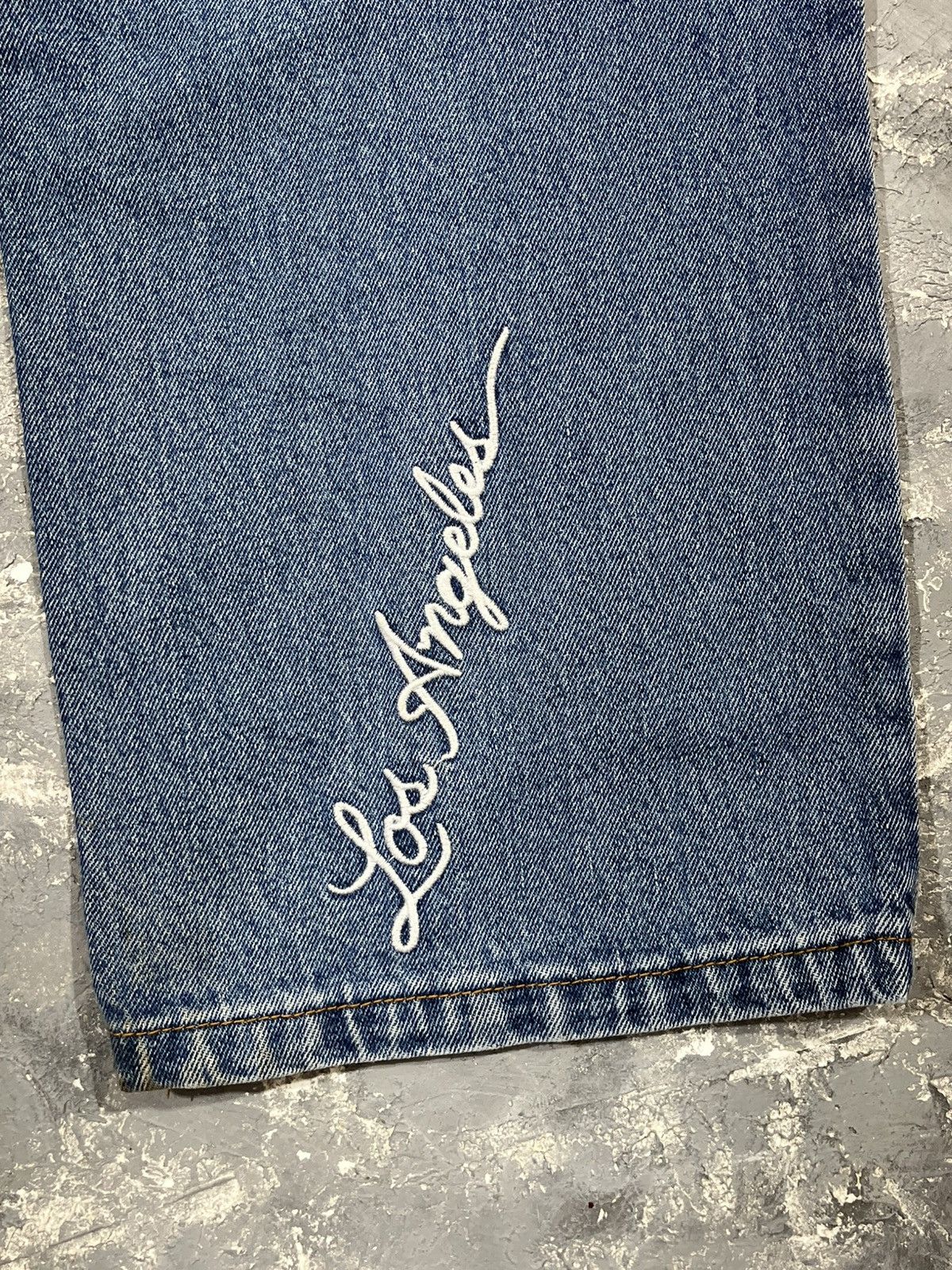 Ed Hardy Ed Hardy vintage denim pants jeans baggy big logo swag Size US 30 / EU 46 - 3 Thumbnail