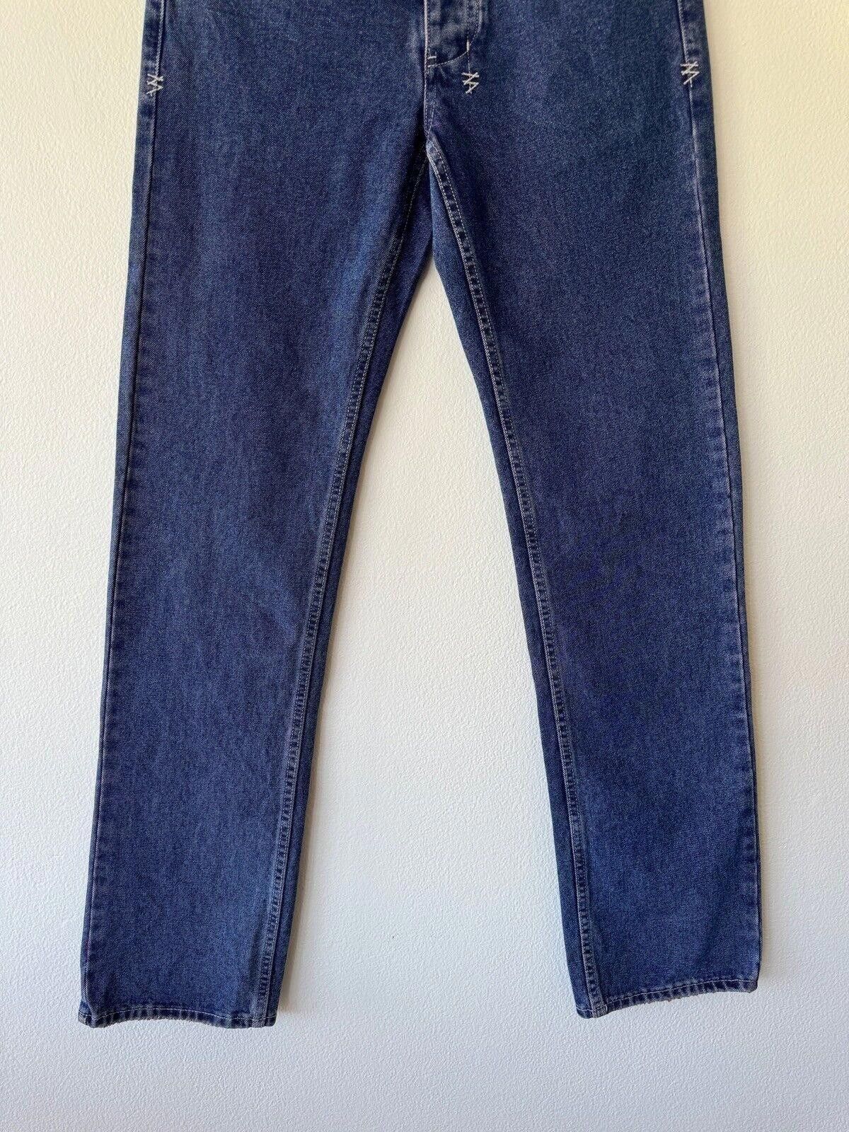 Ksubi new Ksubi mens denim jean hazlow 29 small blue red kolor Size US 29 - 3 Thumbnail