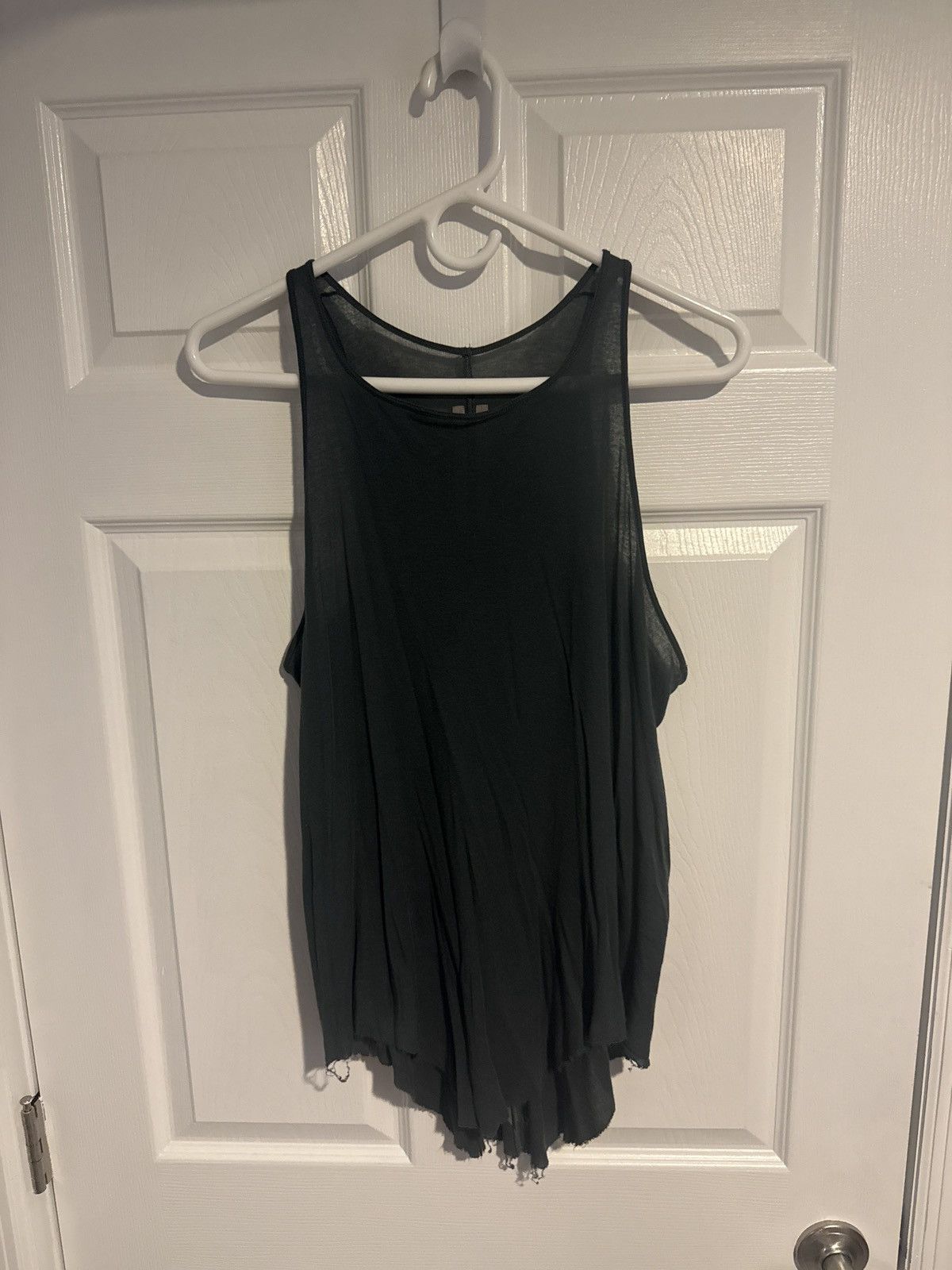 Rick Owens Rick Owens Basic Rib Tank Top Size L / US 10 / IT 46 - 5 Thumbnail