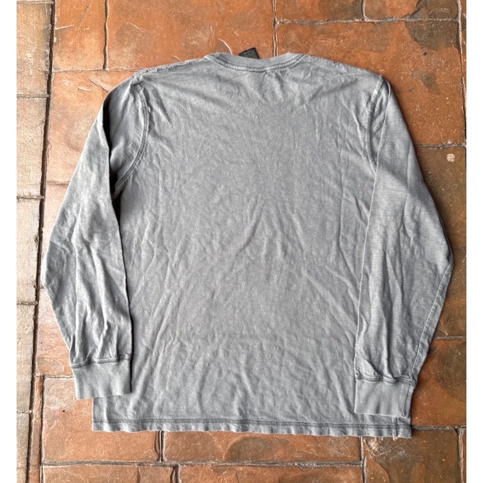 Lucky Brand VINTAGE Lucky Brand Warriors Osaka Long Sleeve Shirt Men’s XL Gray Graphic Print 90s Grunge Mens Size US XL / EU 56 / 4 - 3 Thumbnail