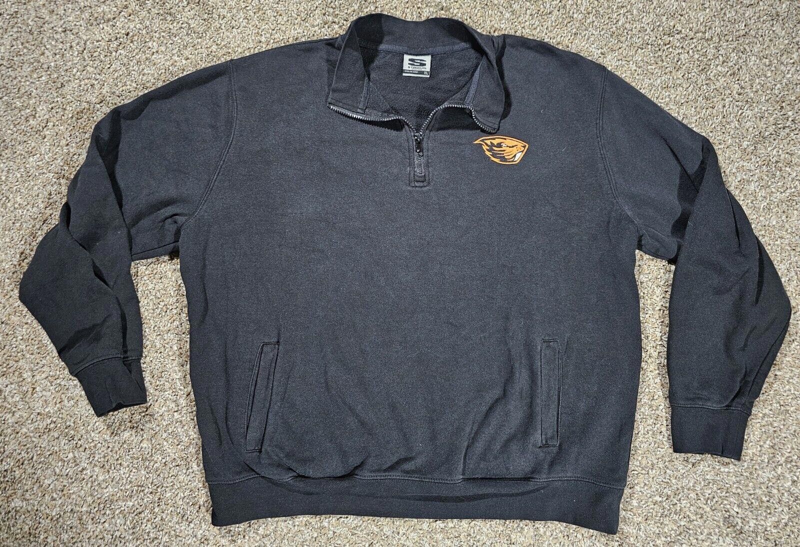 Designer Oregon State Beavers 1/4 zip Sweatshirt Stadium Athletics XL Size ONE SIZE - 1 Thumbnail