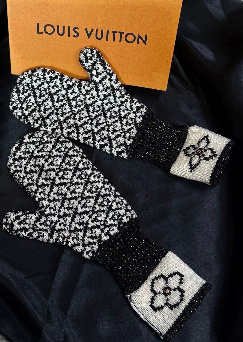 Louis Vuitton Louis Vuitton Wool Silk Gloves -2505 Size ONE SIZE - 3 Thumbnail