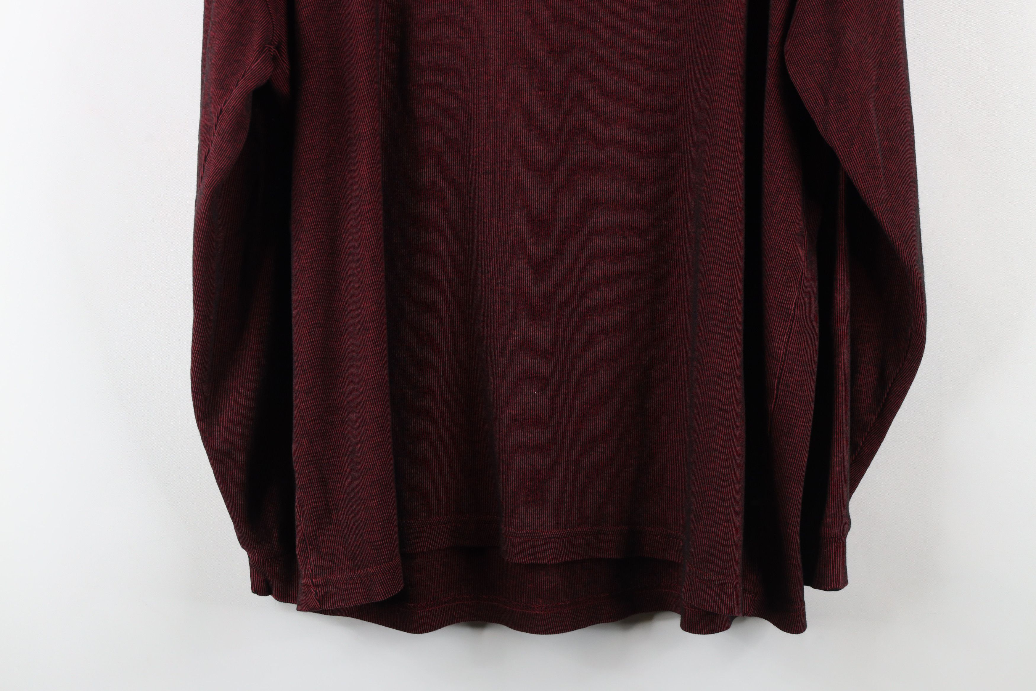 Vintage Vintage 90s Streetwear Knit Mock Neck Long Sleeve T-Shirt Size US L / EU 52-54 / 3 - 13 Thumbnail
