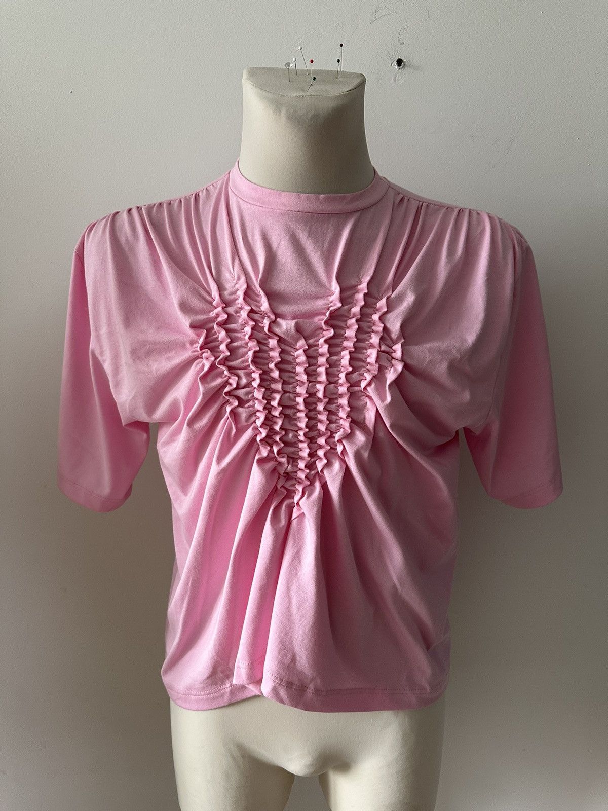 Other Heart tee boxy oversized cropped pink cute ballet core Size US S / EU 44-46 / 1 - 2 Thumbnail